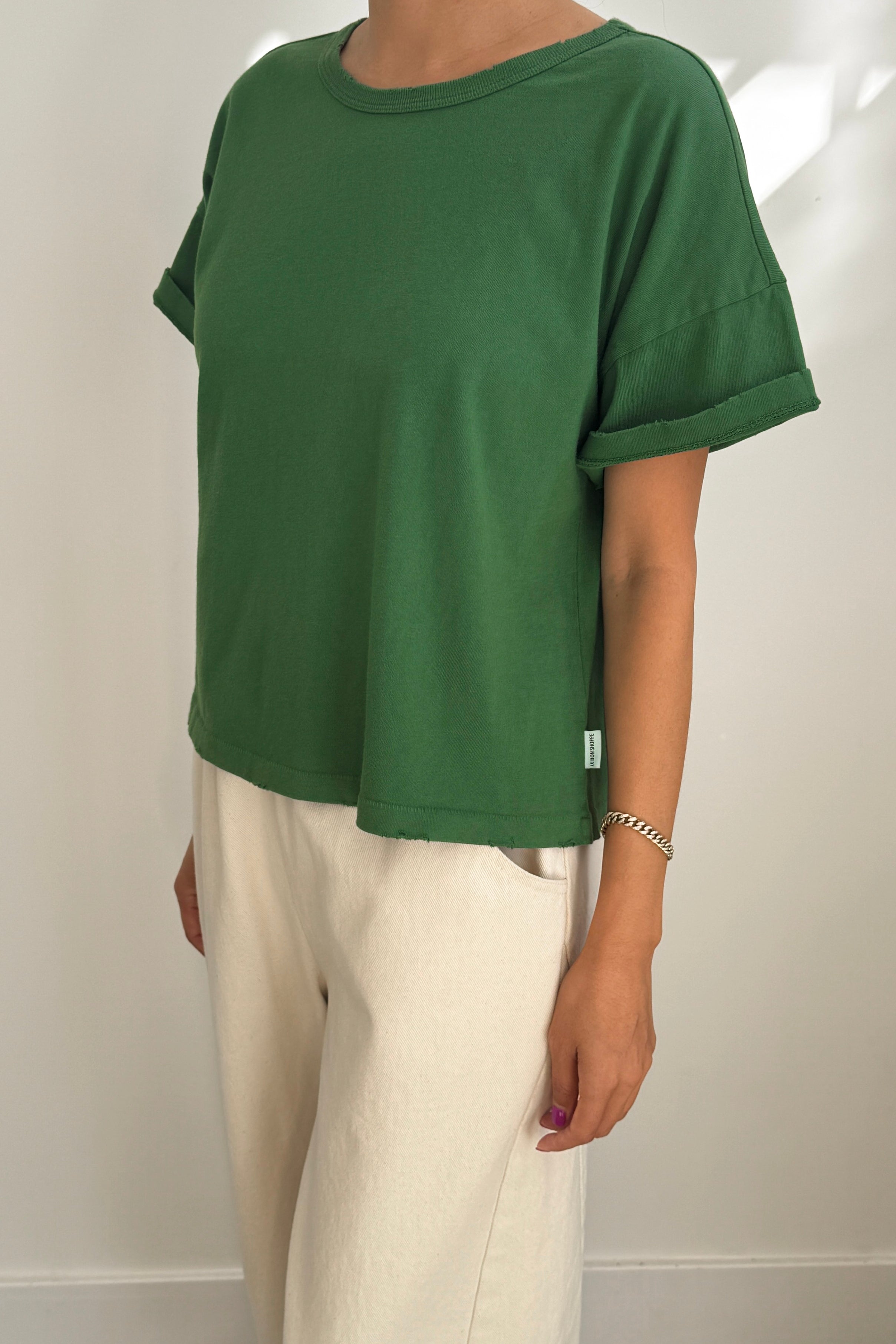 Vintage Fille Tee - Avocado