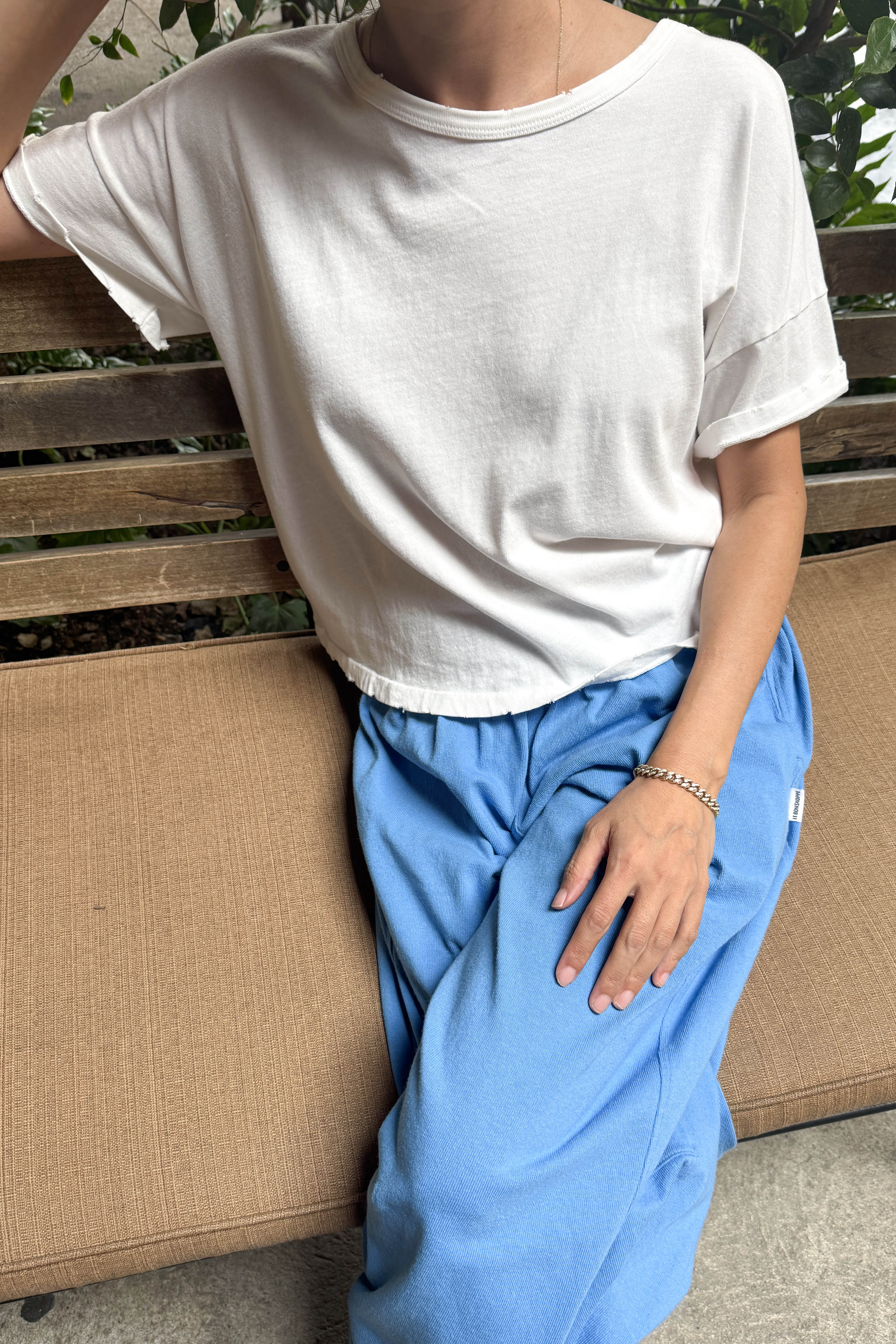 Camiseta Vintage Fille - Blanco Limpio