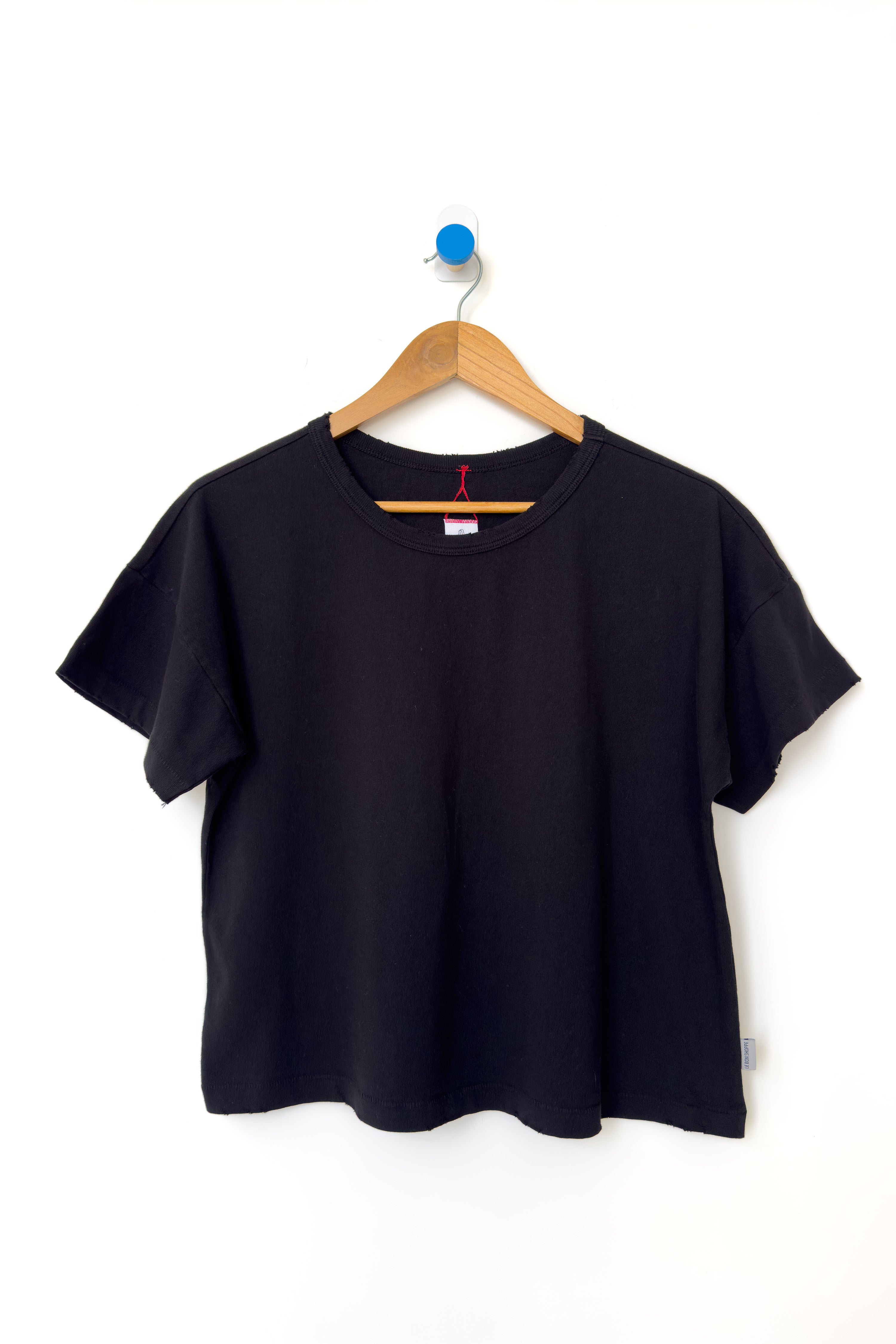 Vintage Fille Tee - True Black