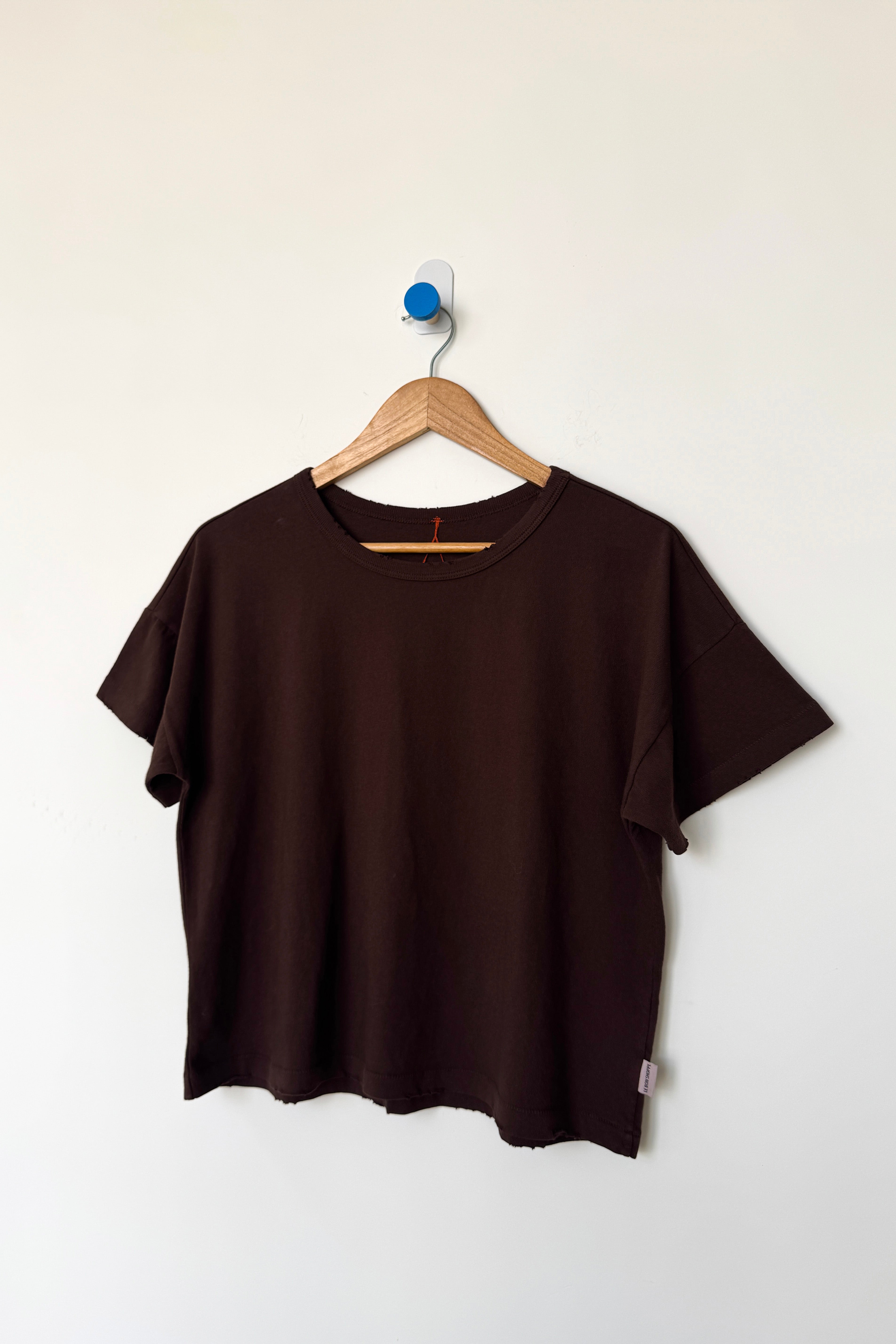 Vintage Fille Tee - Dark Cacao