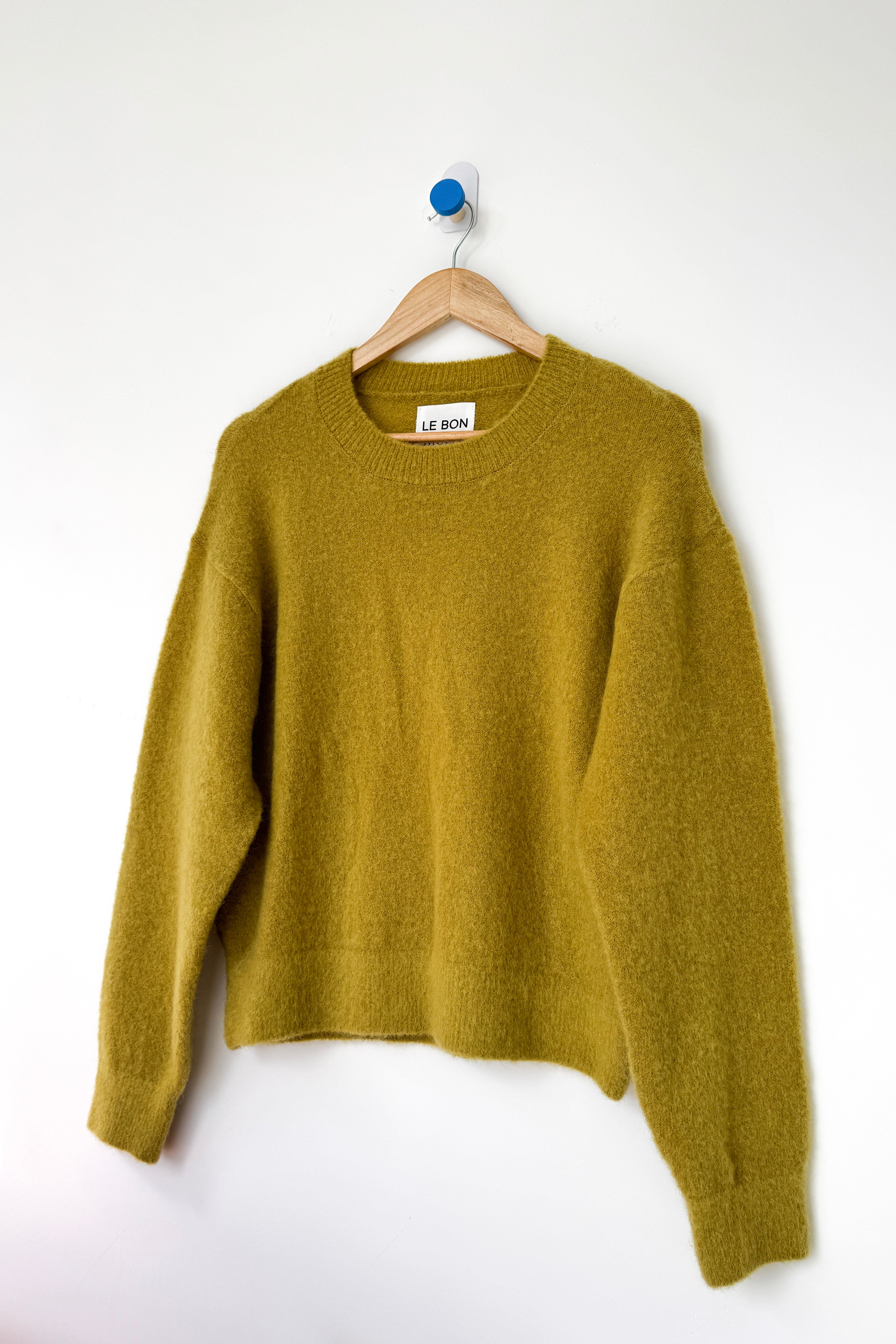 Finn Mohair Sweater - Bistro Yellow
