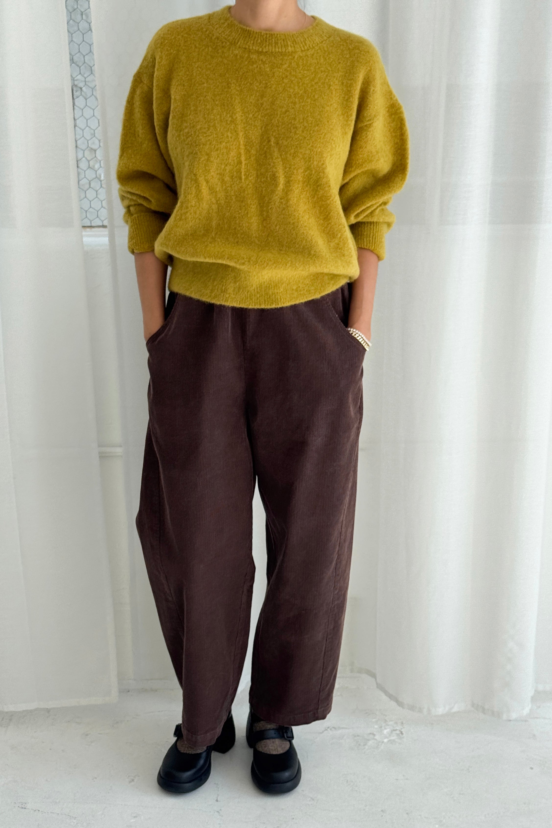 Finn Mohair Sweater - Bistro Yellow