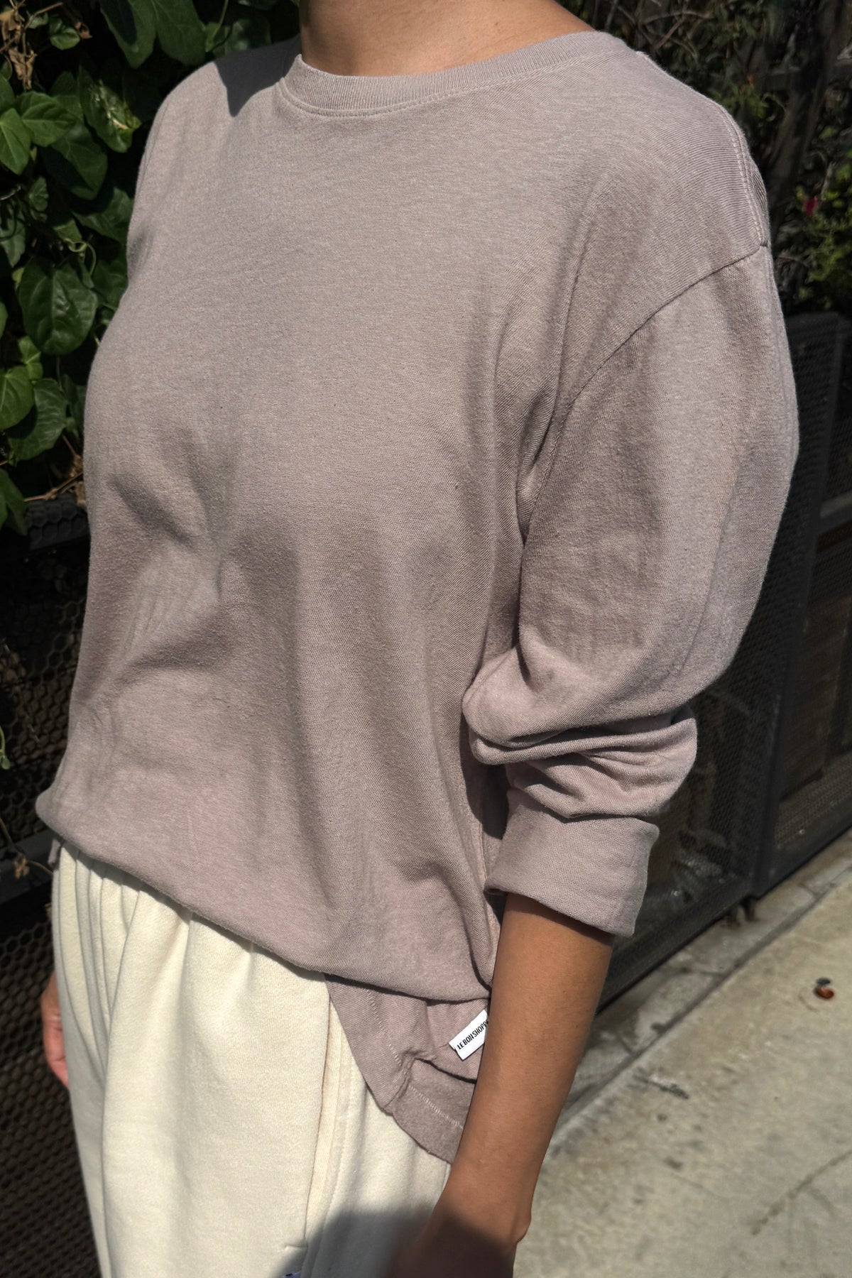 Foundation Long Sleeve Tee - Mushroom