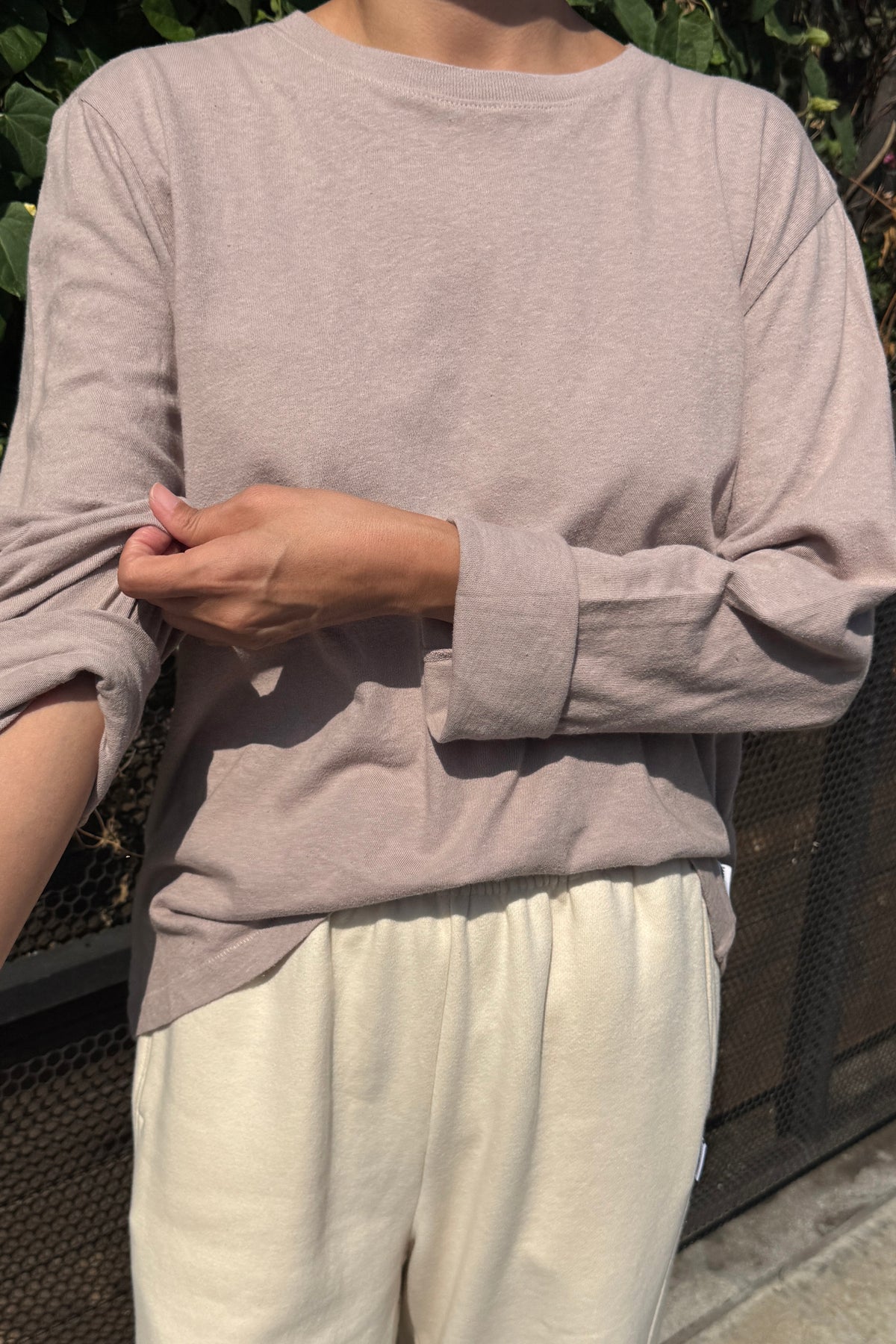 Foundation Long Sleeve Tee - Mushroom