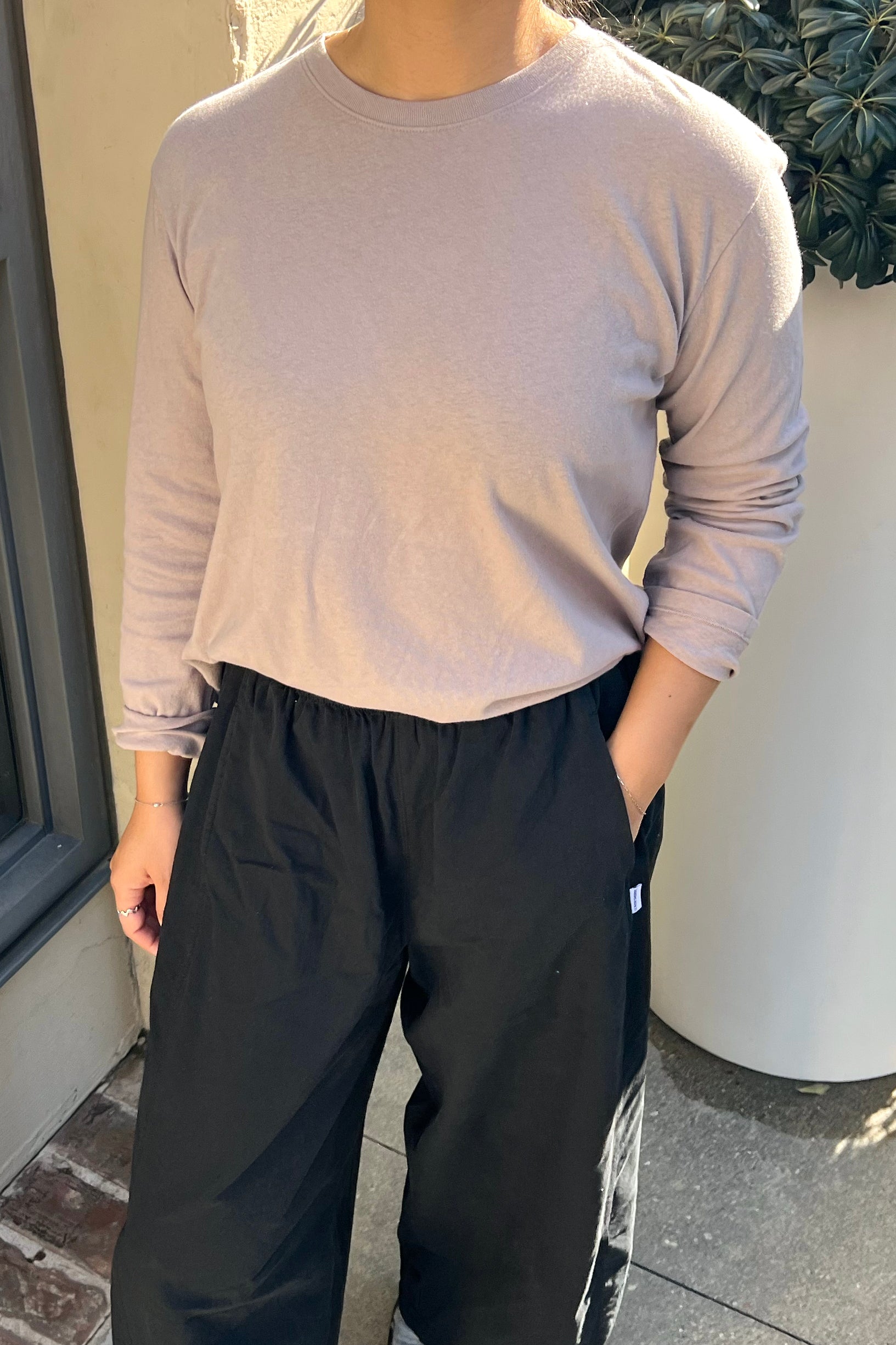 Foundation Long Sleeve Tee - Mushroom