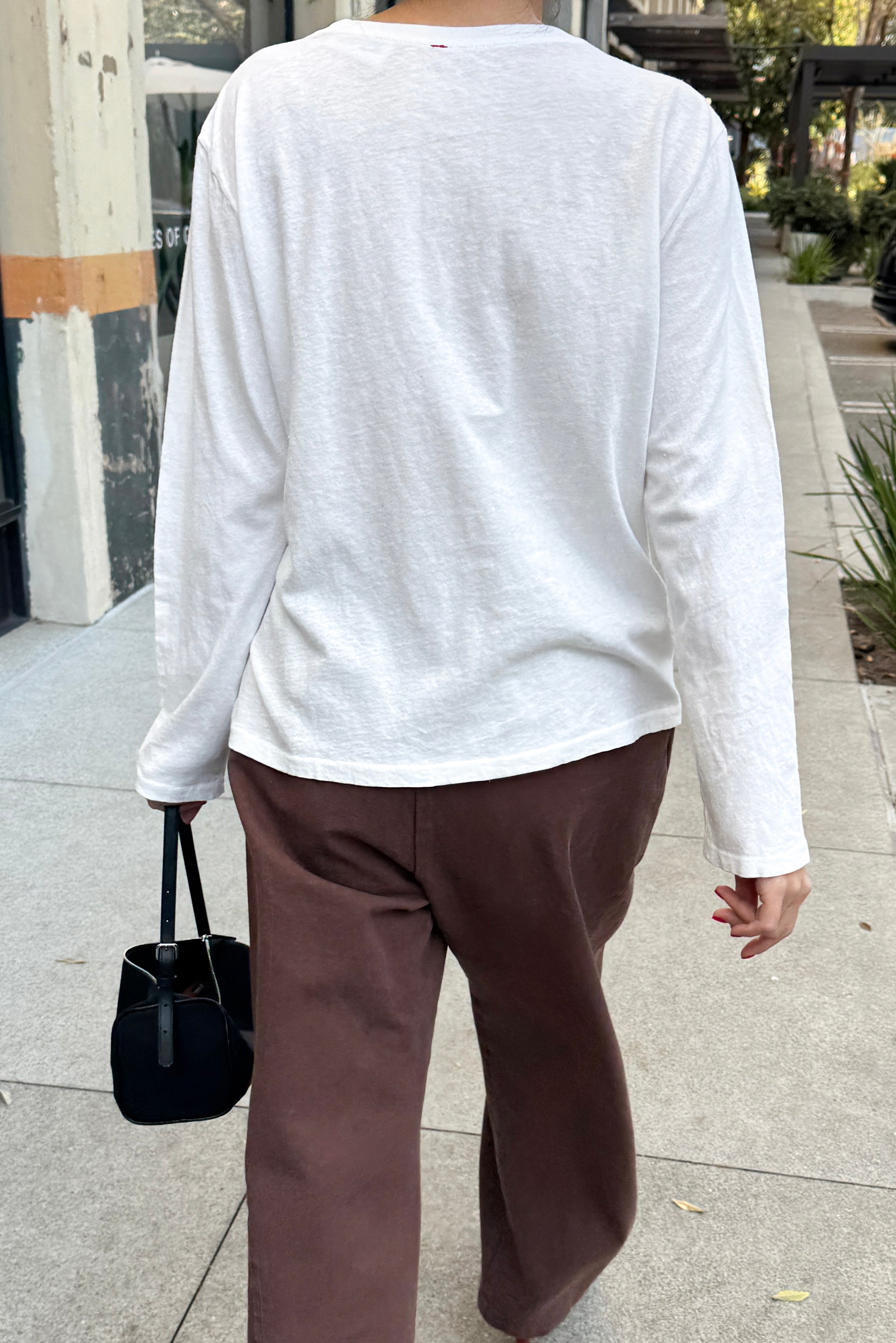 Foundation Long Sleeve Tee - Vintage White