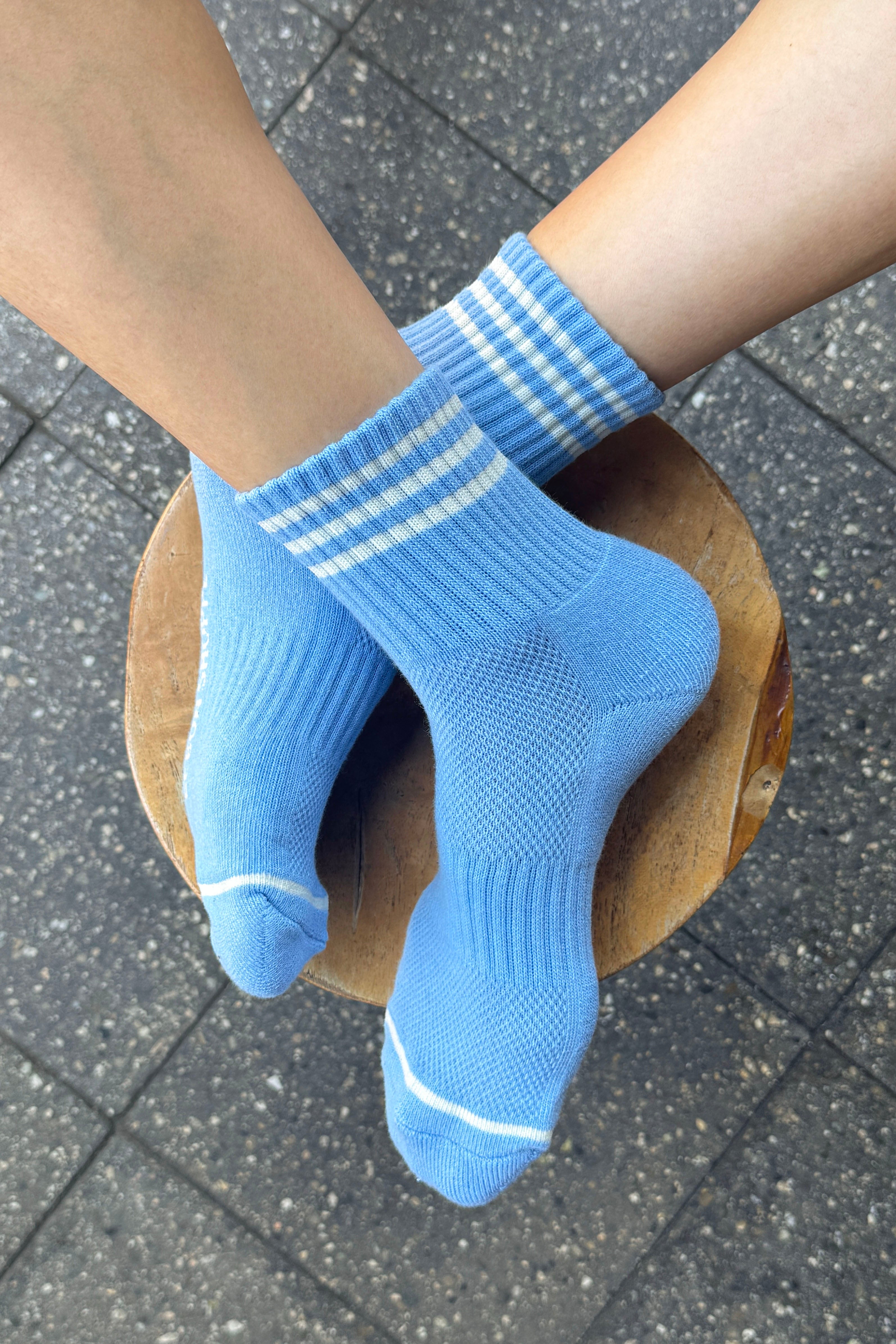 Girlfriend Socks - Parisian Blue