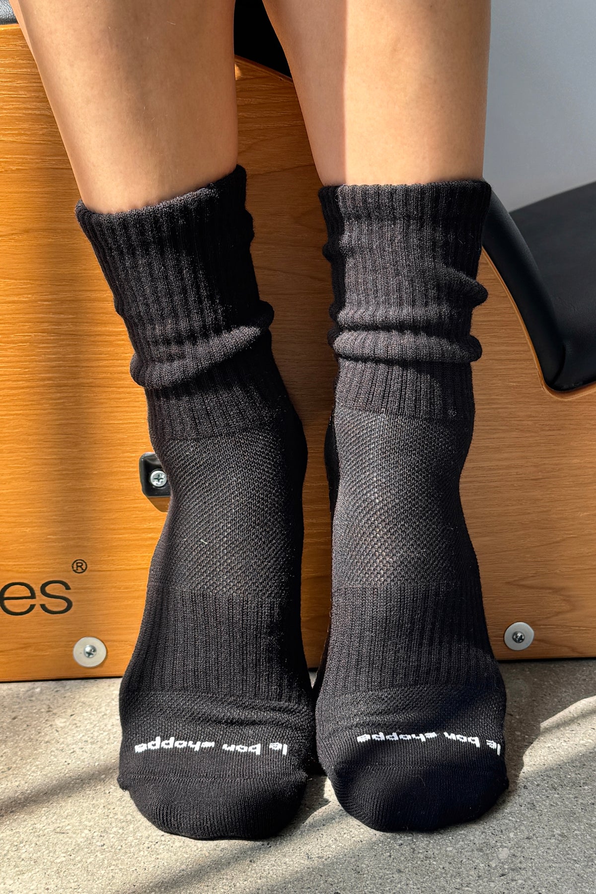 Grip Gym Socks - Black + Black