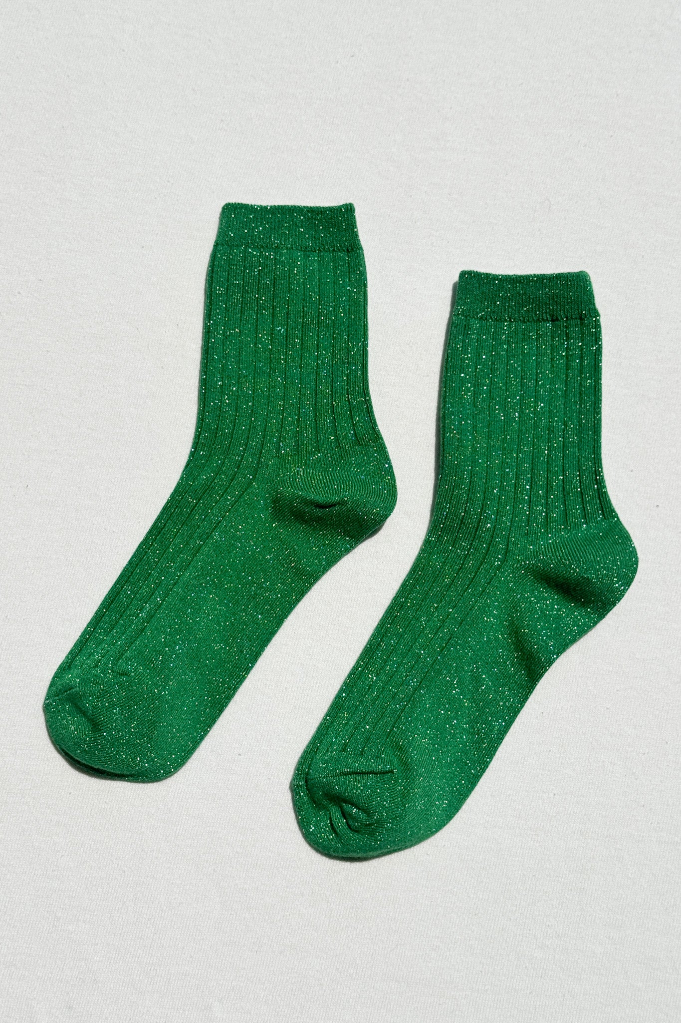 Her Socks (Glitter) - Emerald Glitter