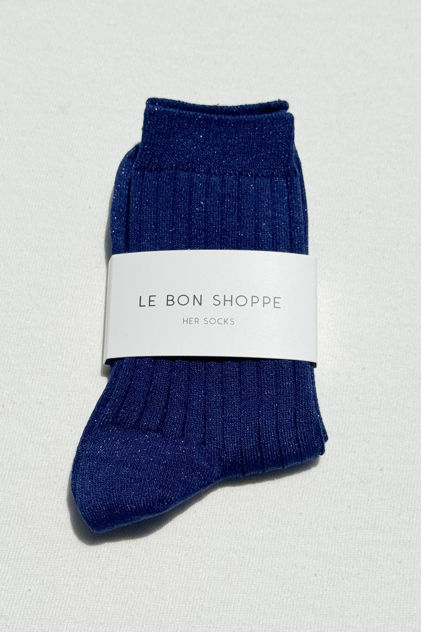 Her Socks (Glitter) - Sapphire Glitter