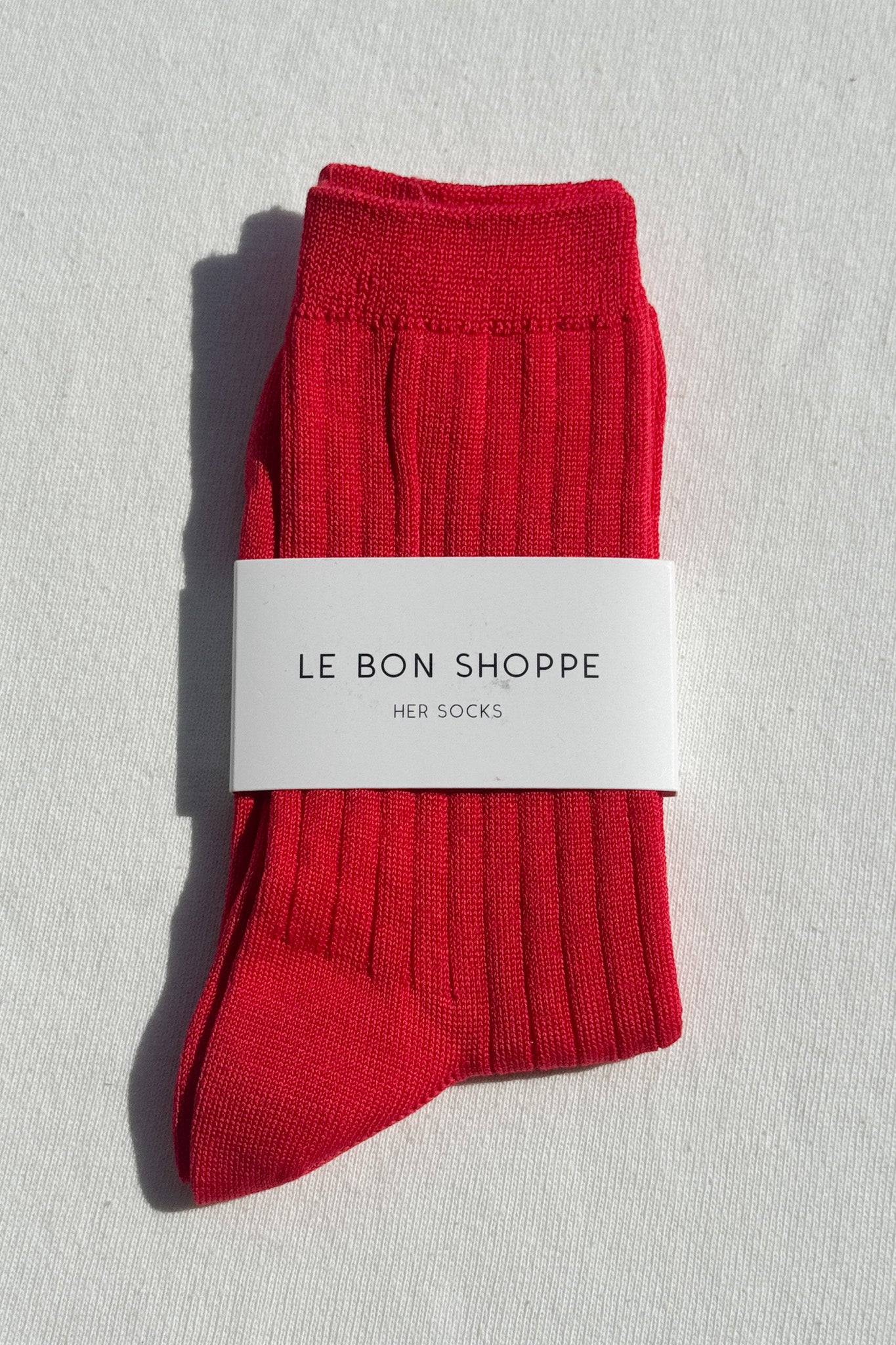 Ses Chaussettes (Coton MC) - Rouge Classique