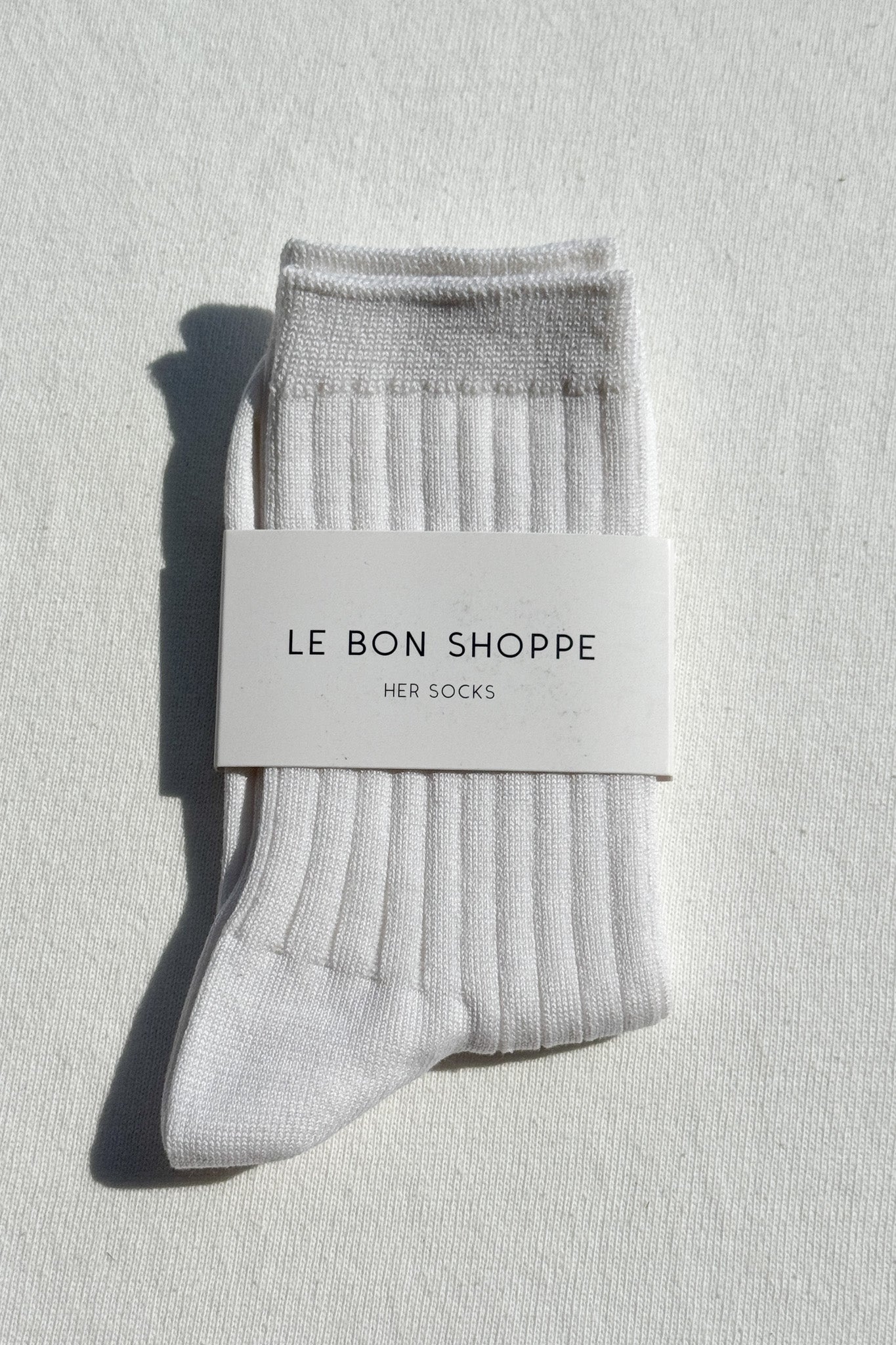 Her Socks (MC cotton) - Classic White