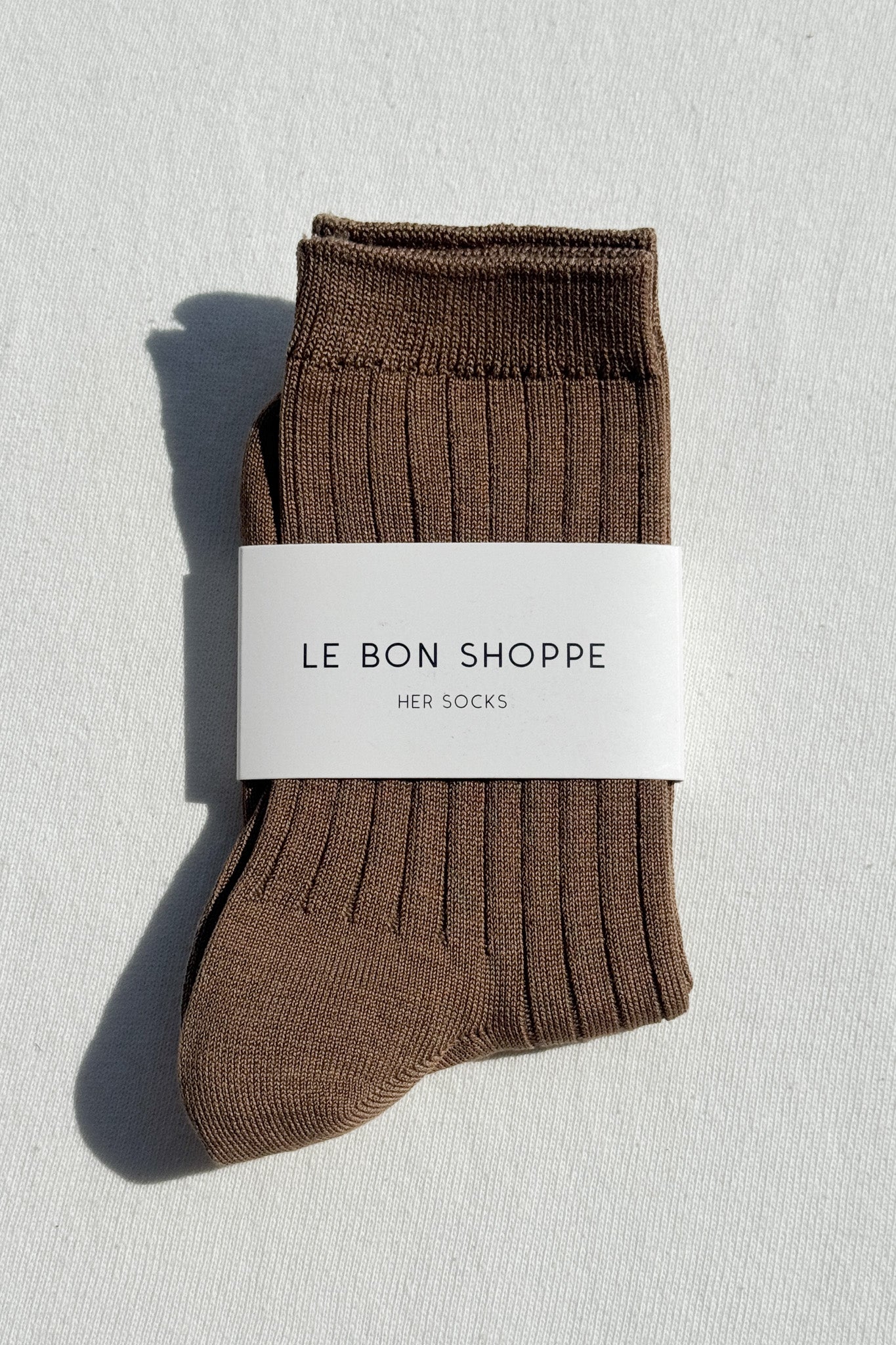 Her Socks (MC cotton) - Dark Tan
