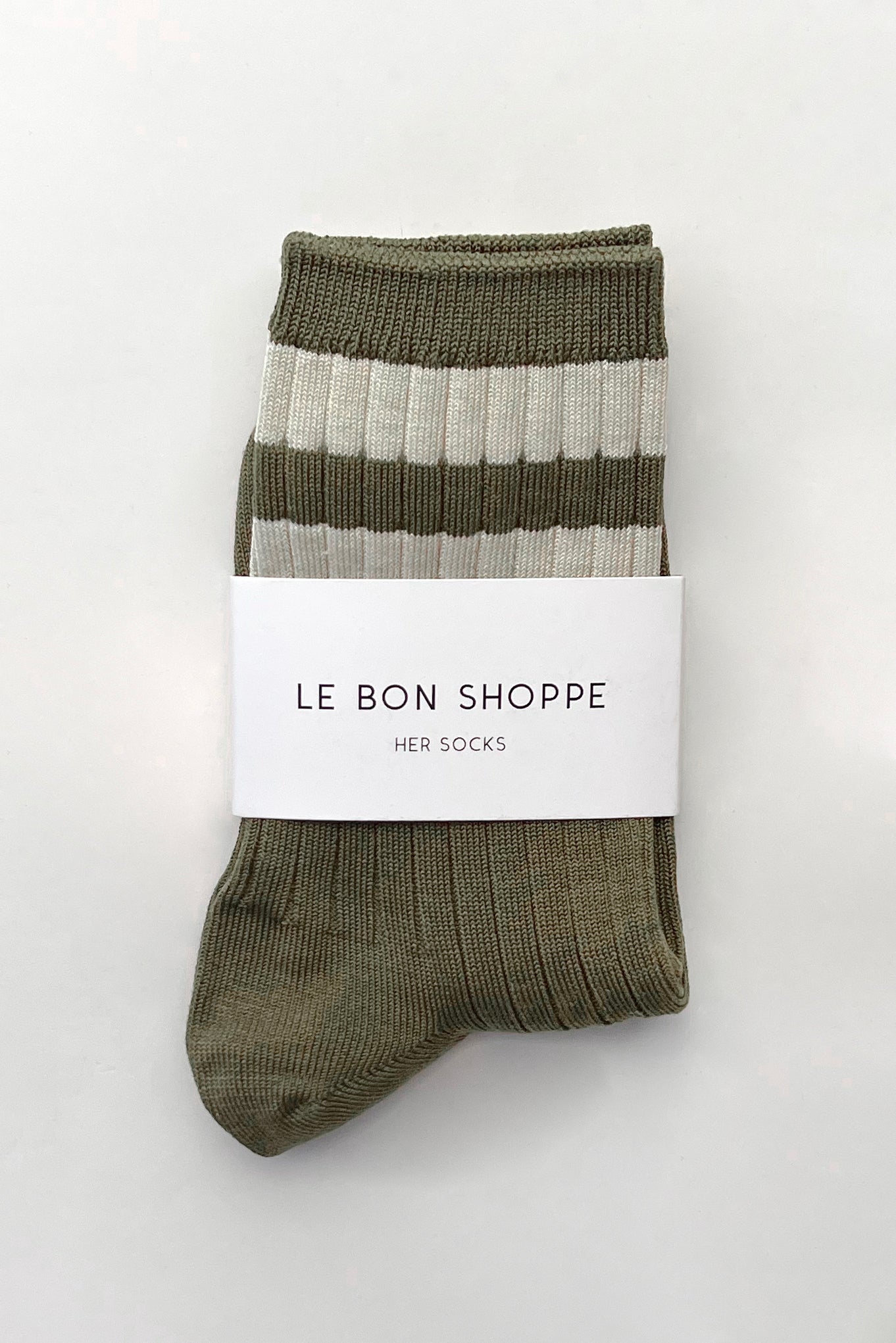 Her Varsity Socks - Fern