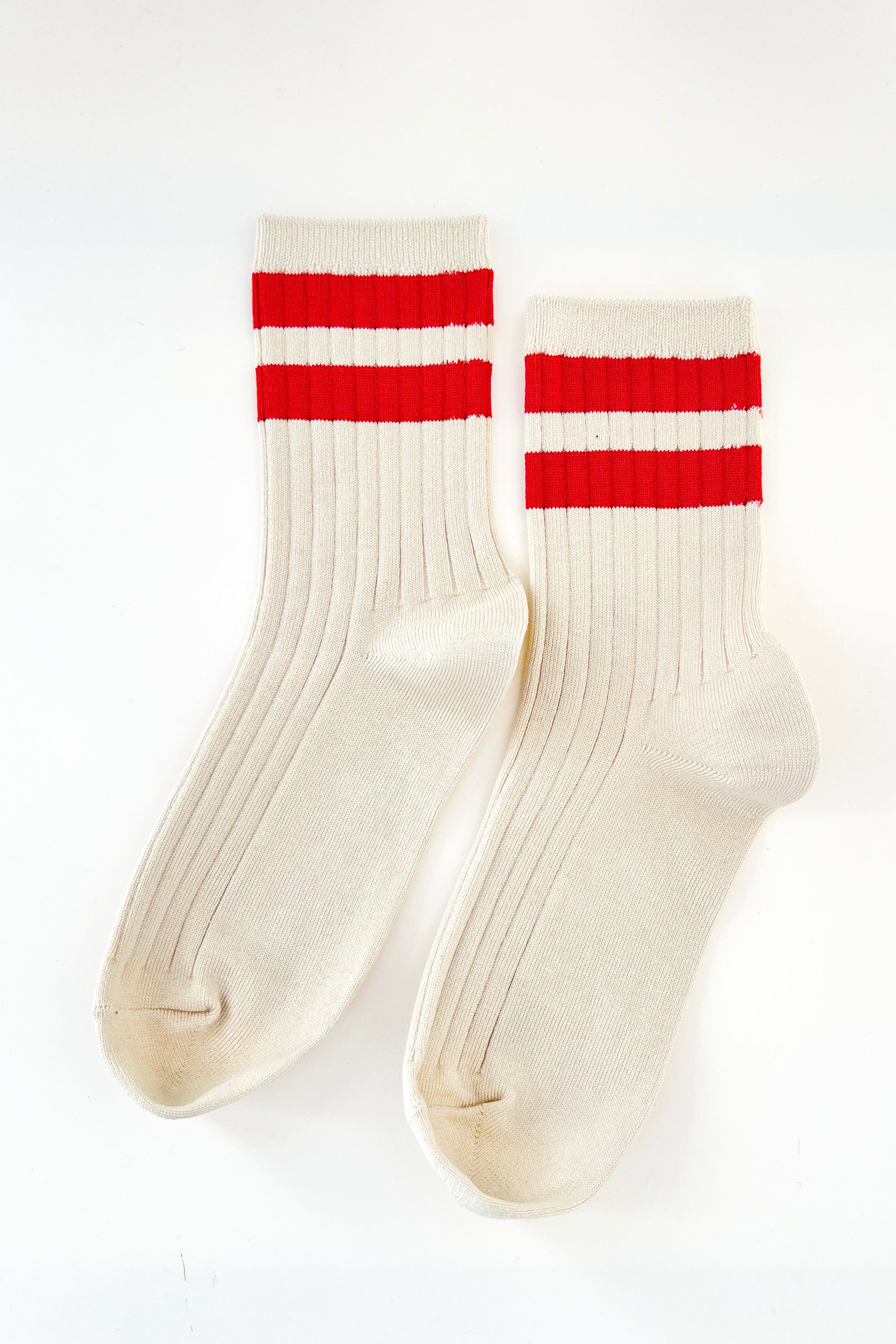 Her Varsity Socks - RED
