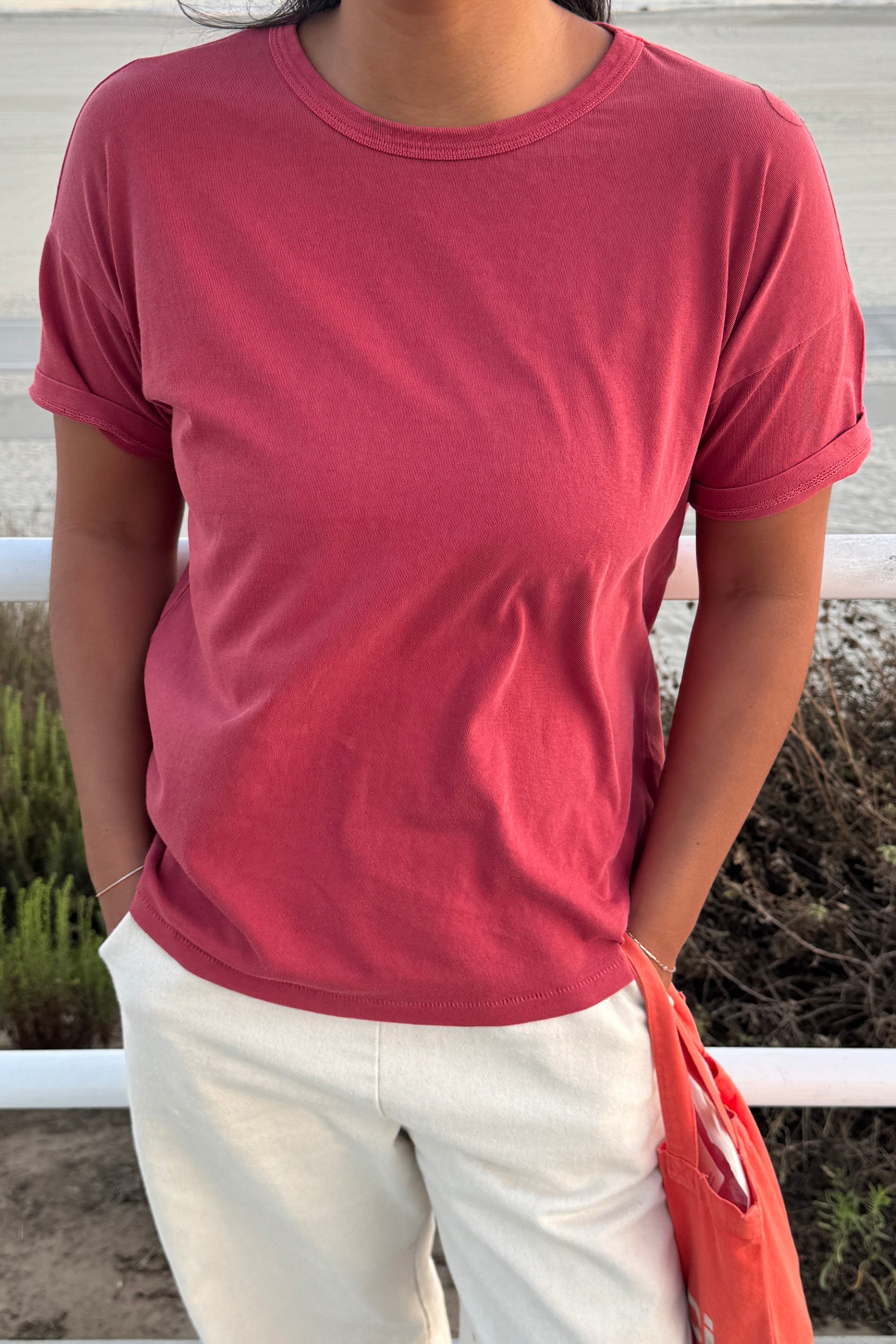 Her Tee - Crayon Red