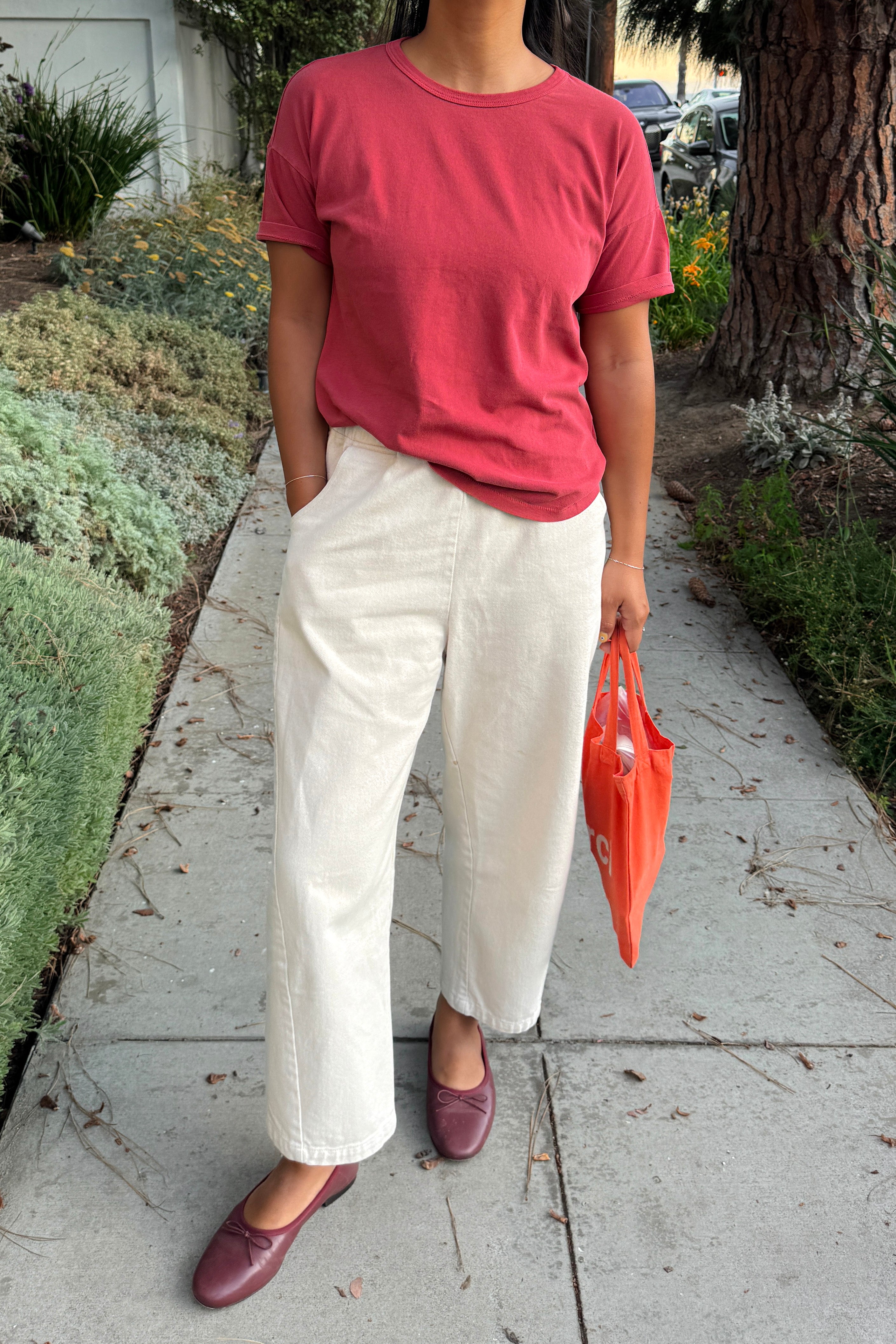 Her Tee - Crayon Red