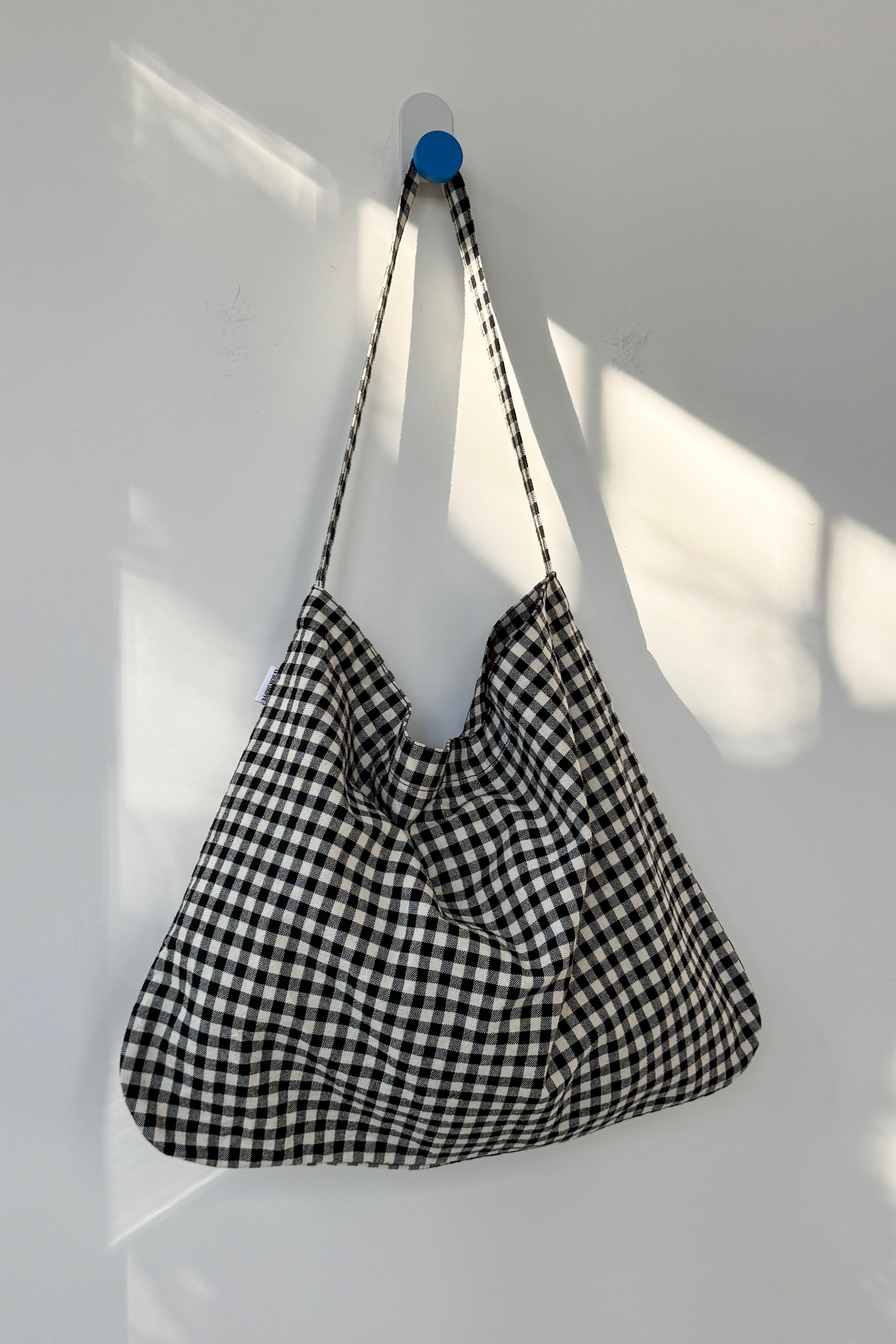 Happy Carry Bag - Black Gingham
