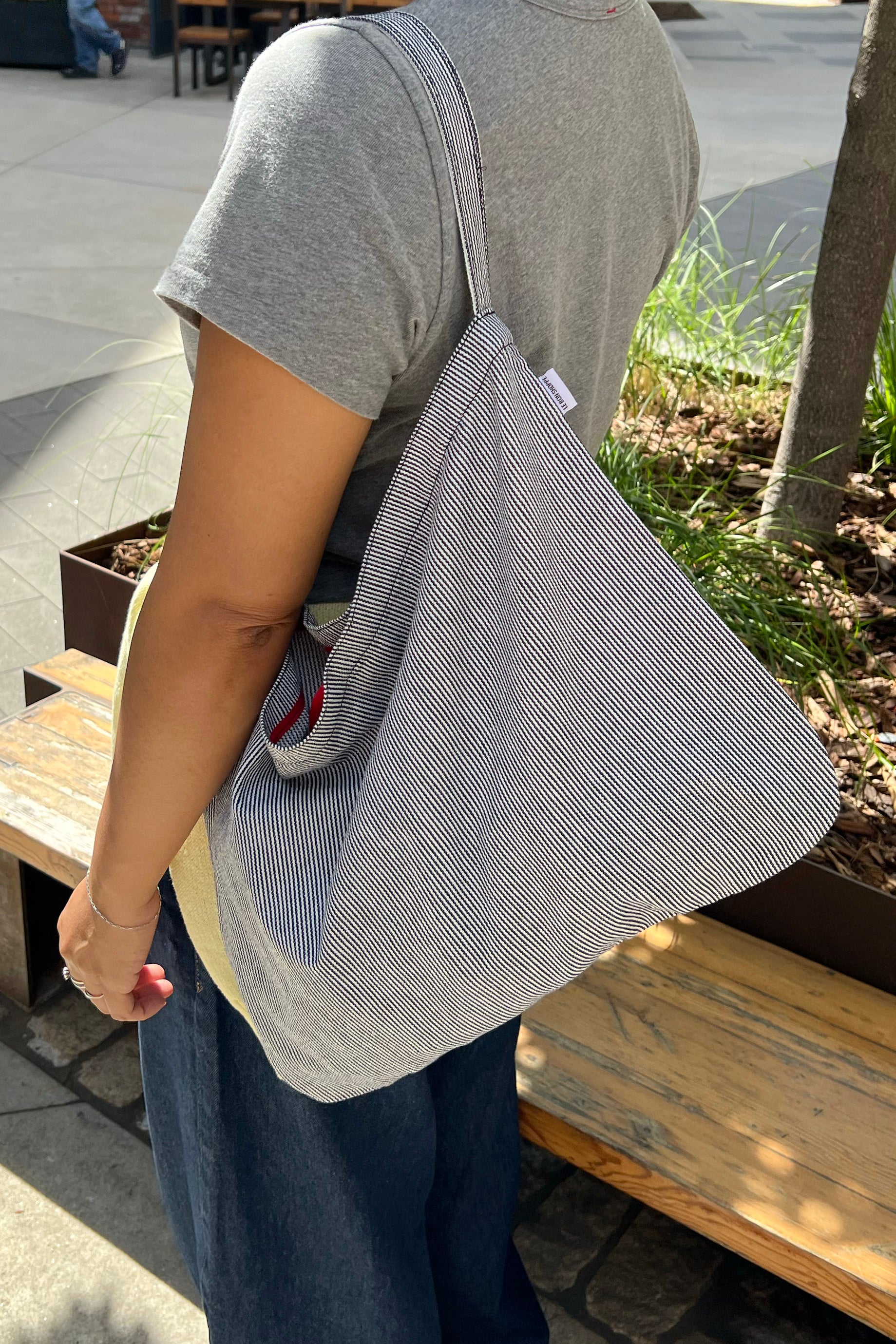 Happy Carry Bag - Blue Stripe
