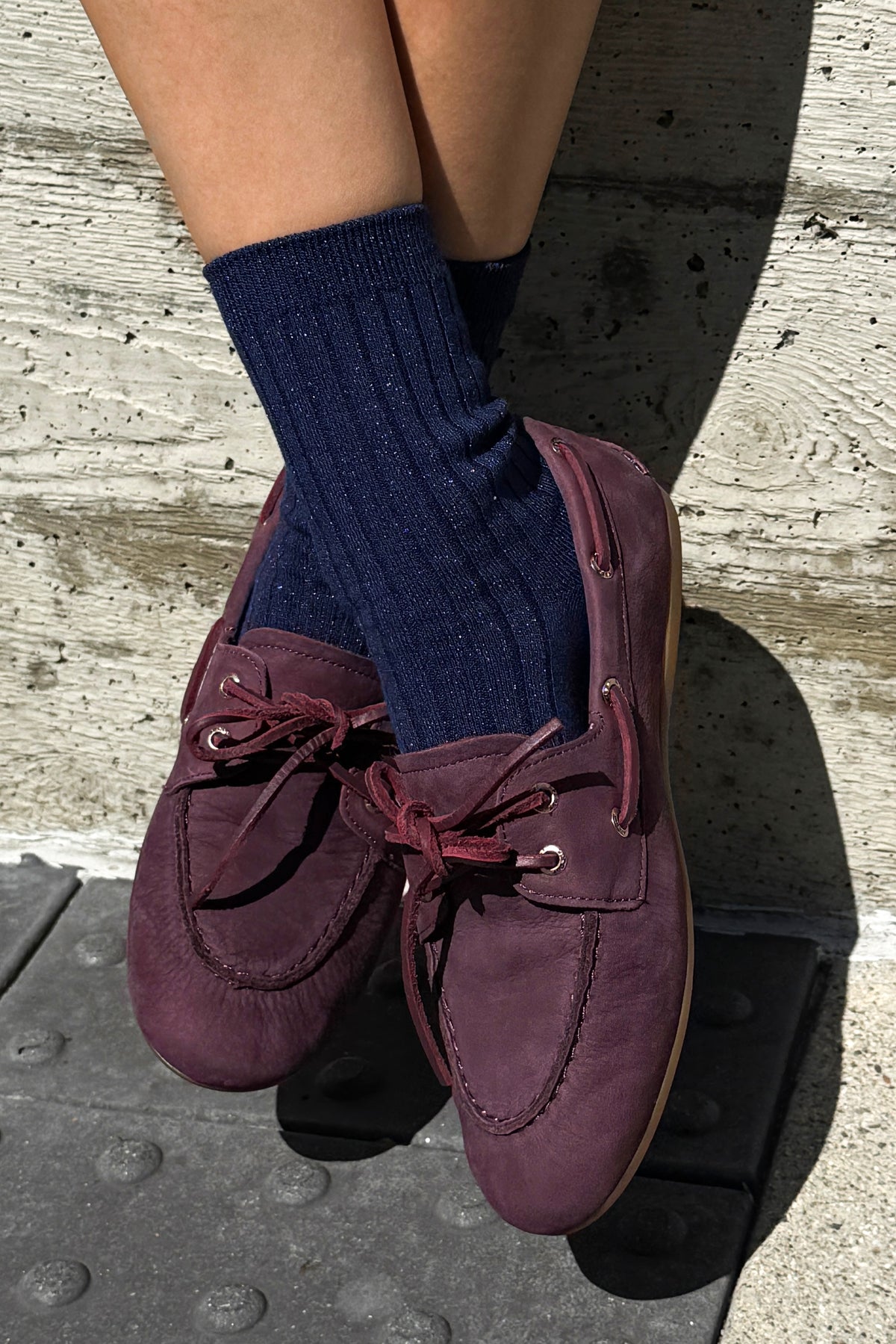 Her Socks (Glitter) - Sapphire Glitter