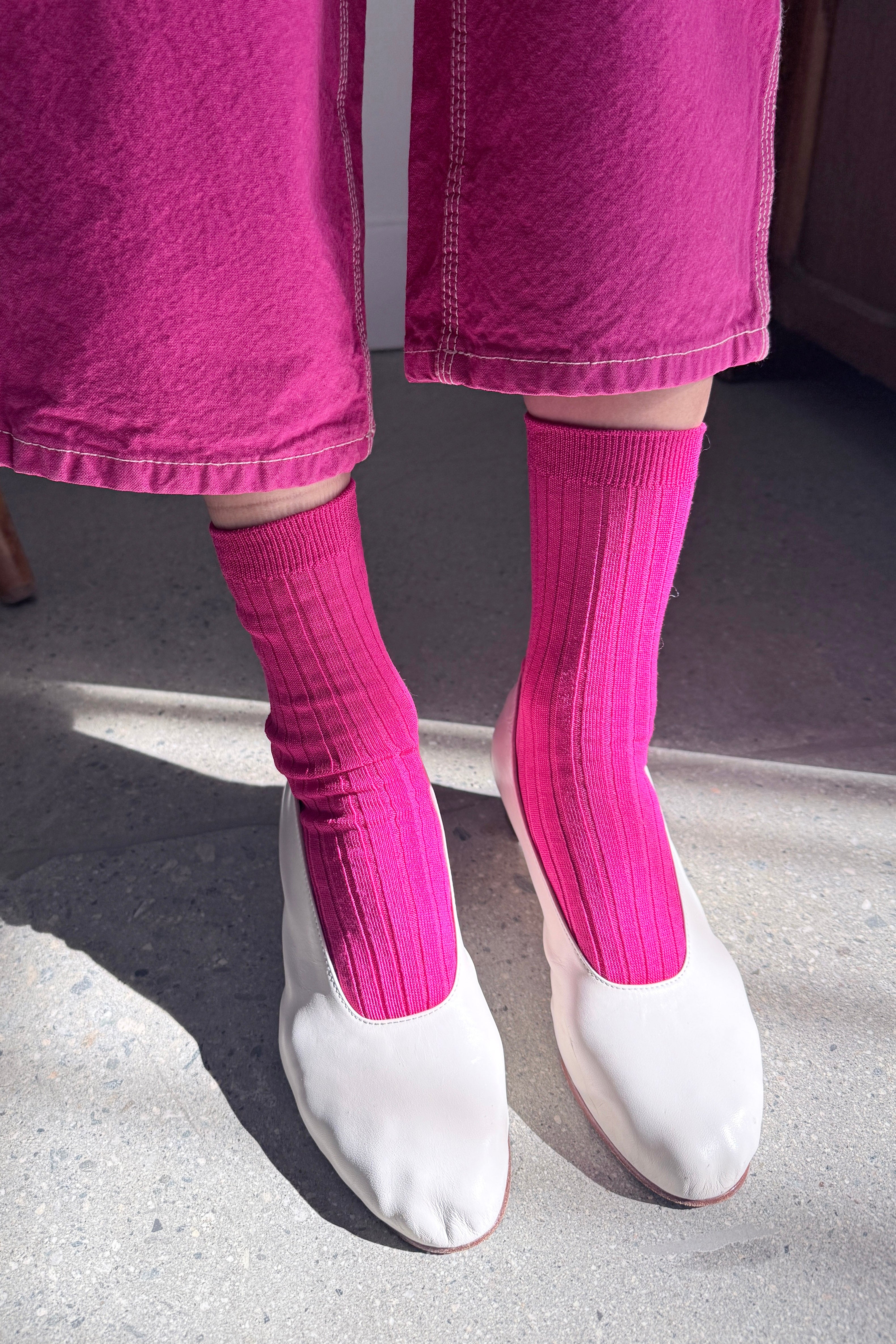 Her Socks (MC cotton) - Fuchsia