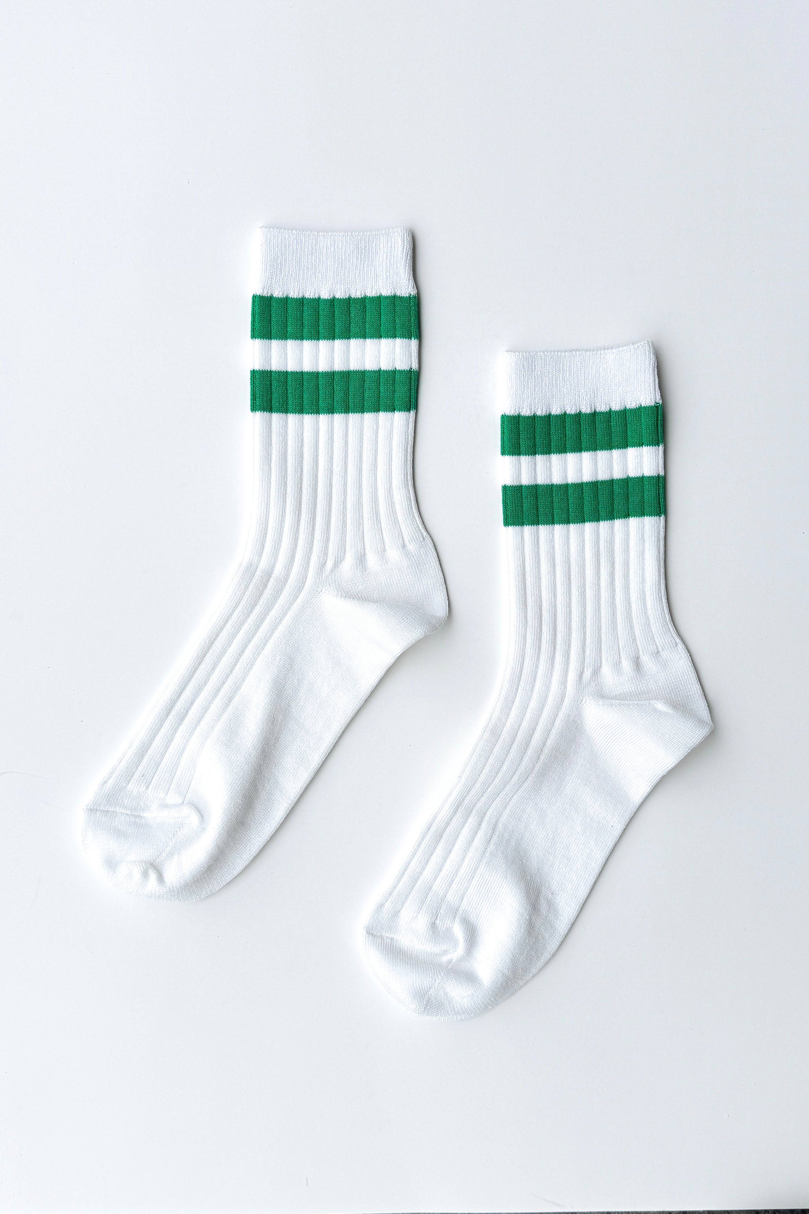 Her Varsity Socks - White Kelly