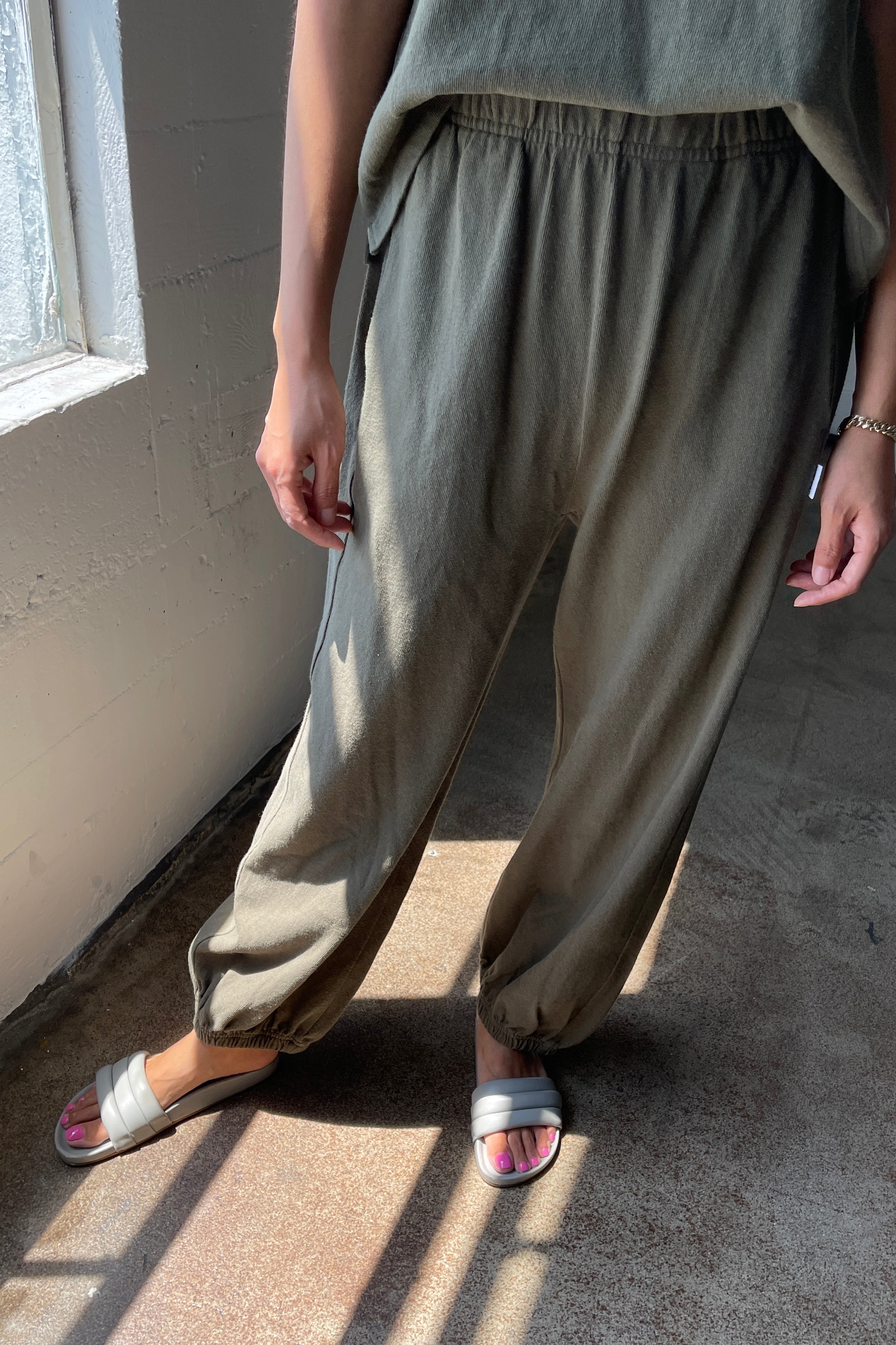 Balloon Pants - Olive