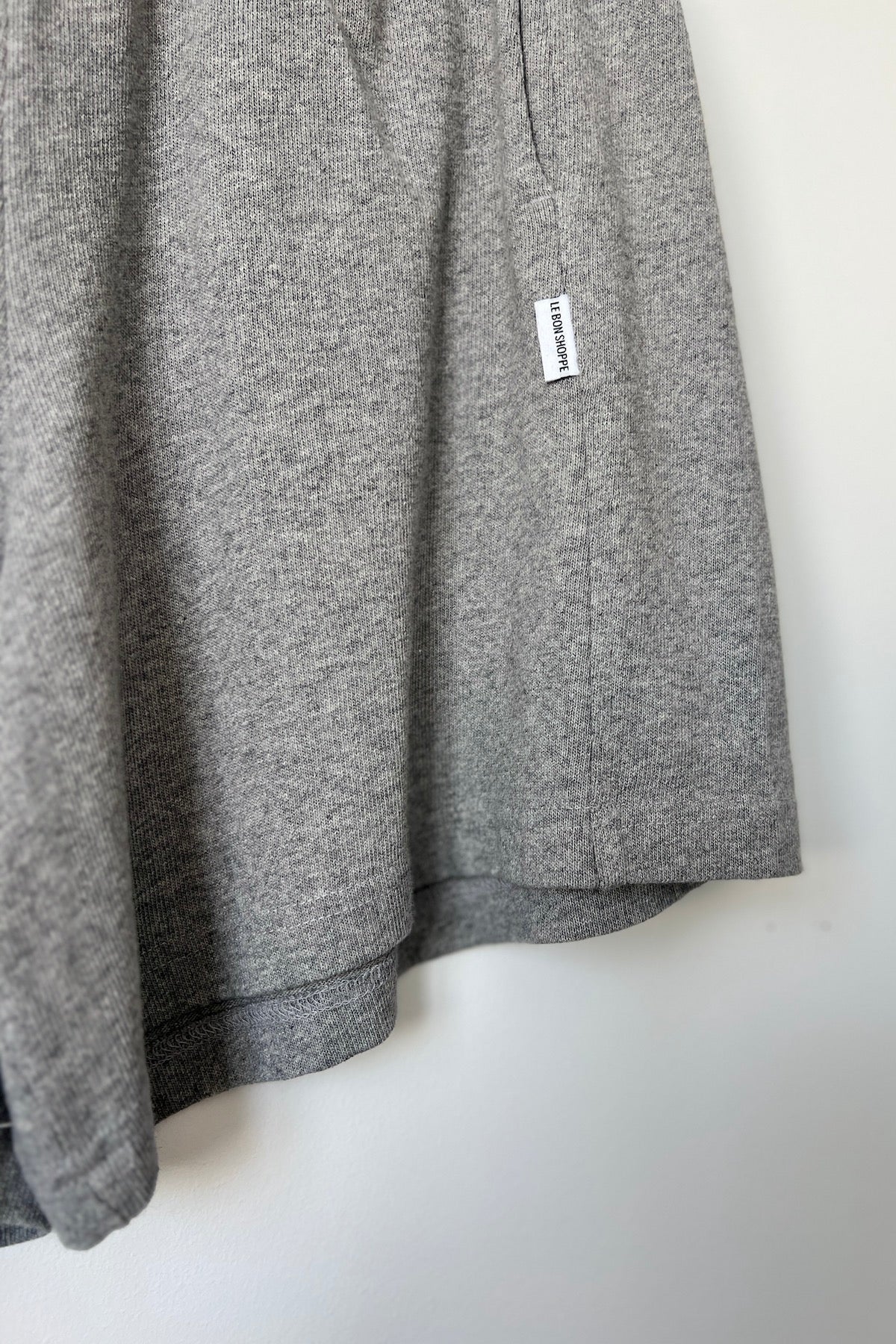 Short de basket évasé - Ht. Gris