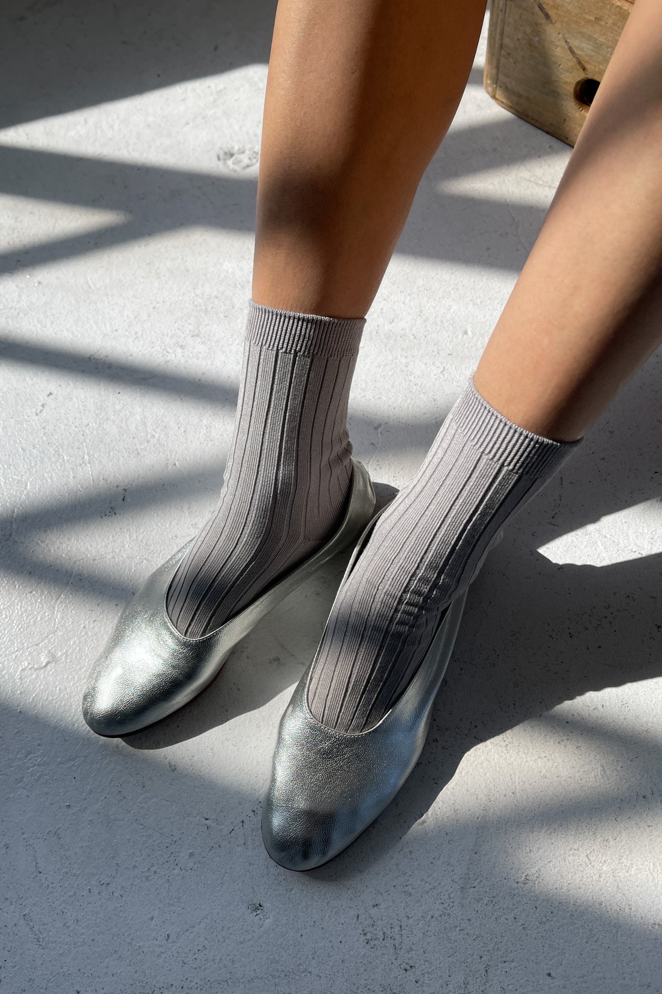 Her Socks (algodón MC) - Piedra
