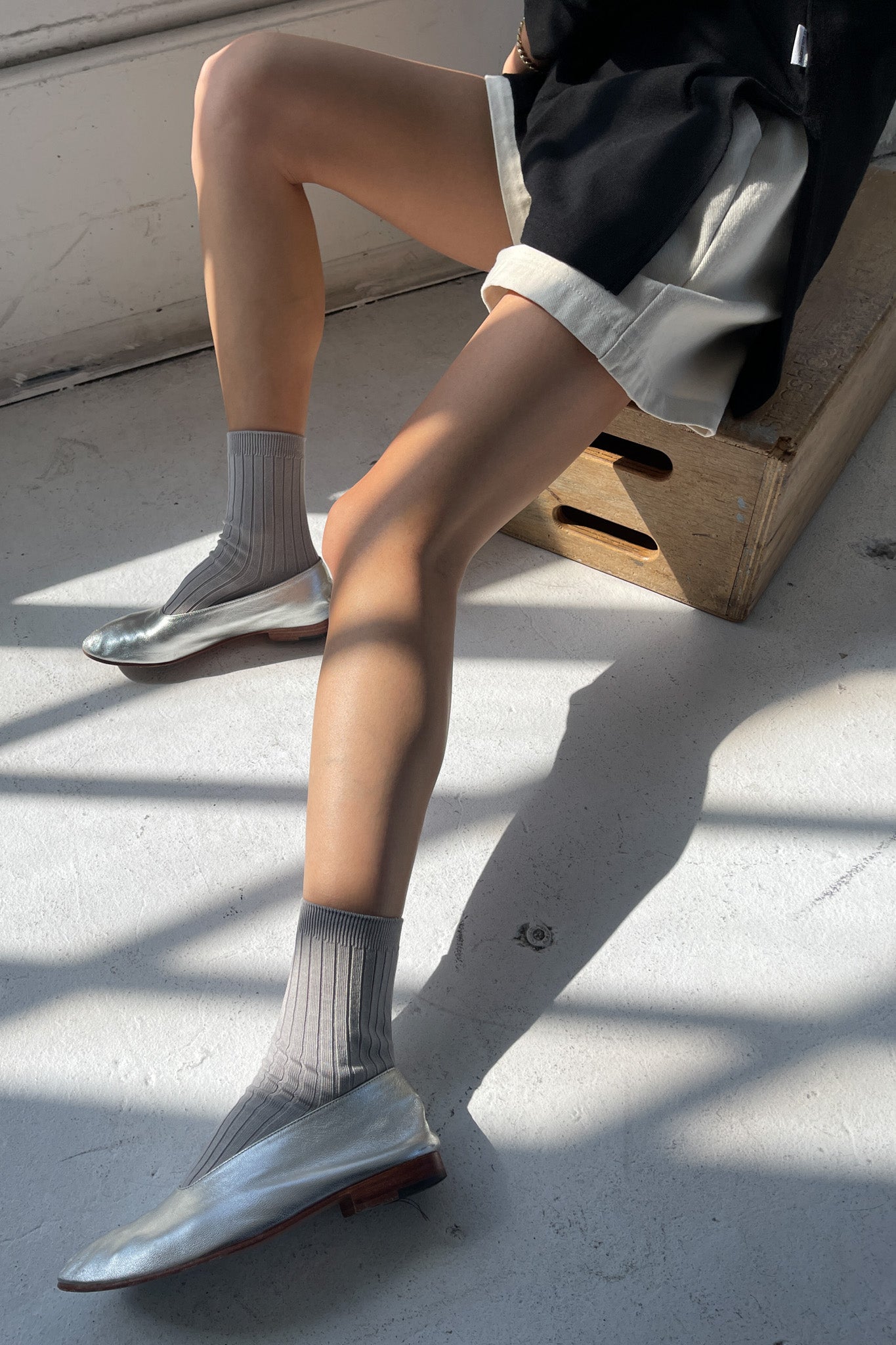 Her Socks (algodón MC) - Piedra