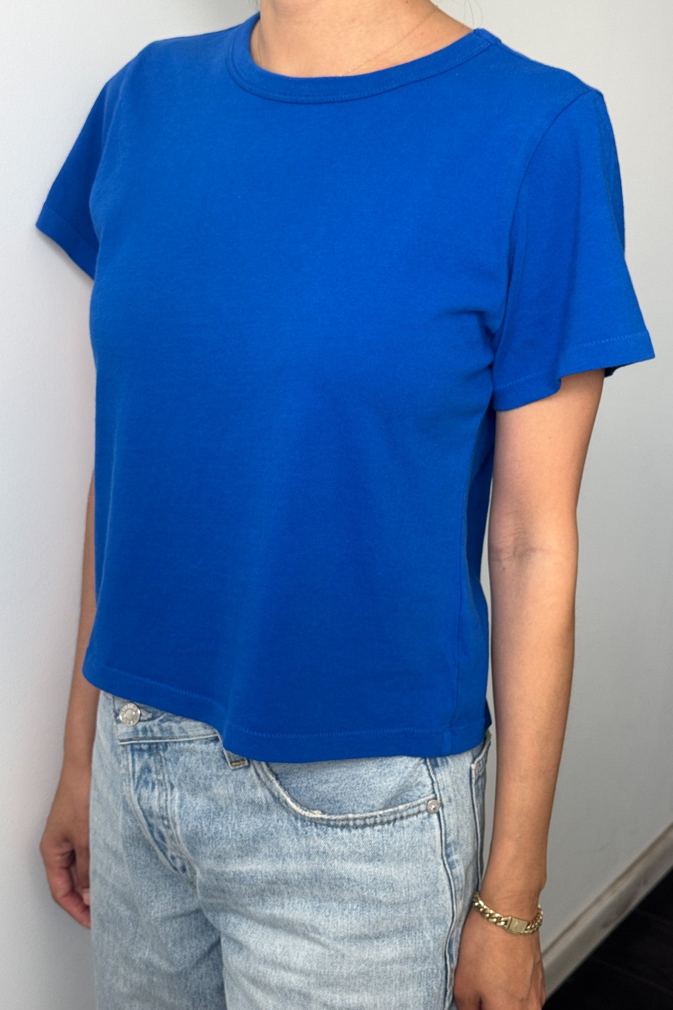 The Little Boy Tee - Cobalt