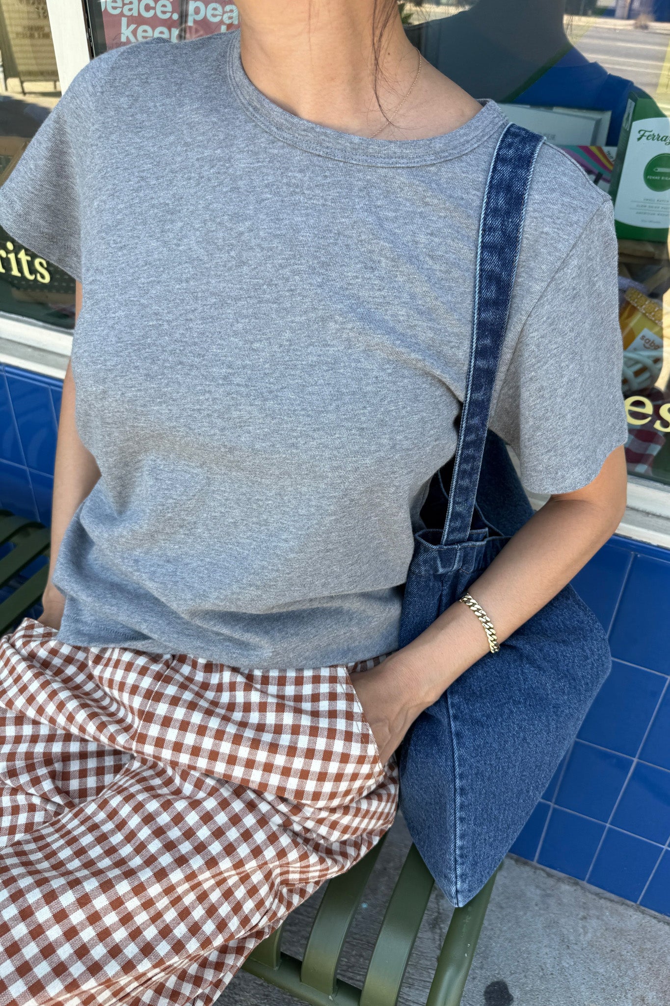 The Go-To Tee - Melange Grey