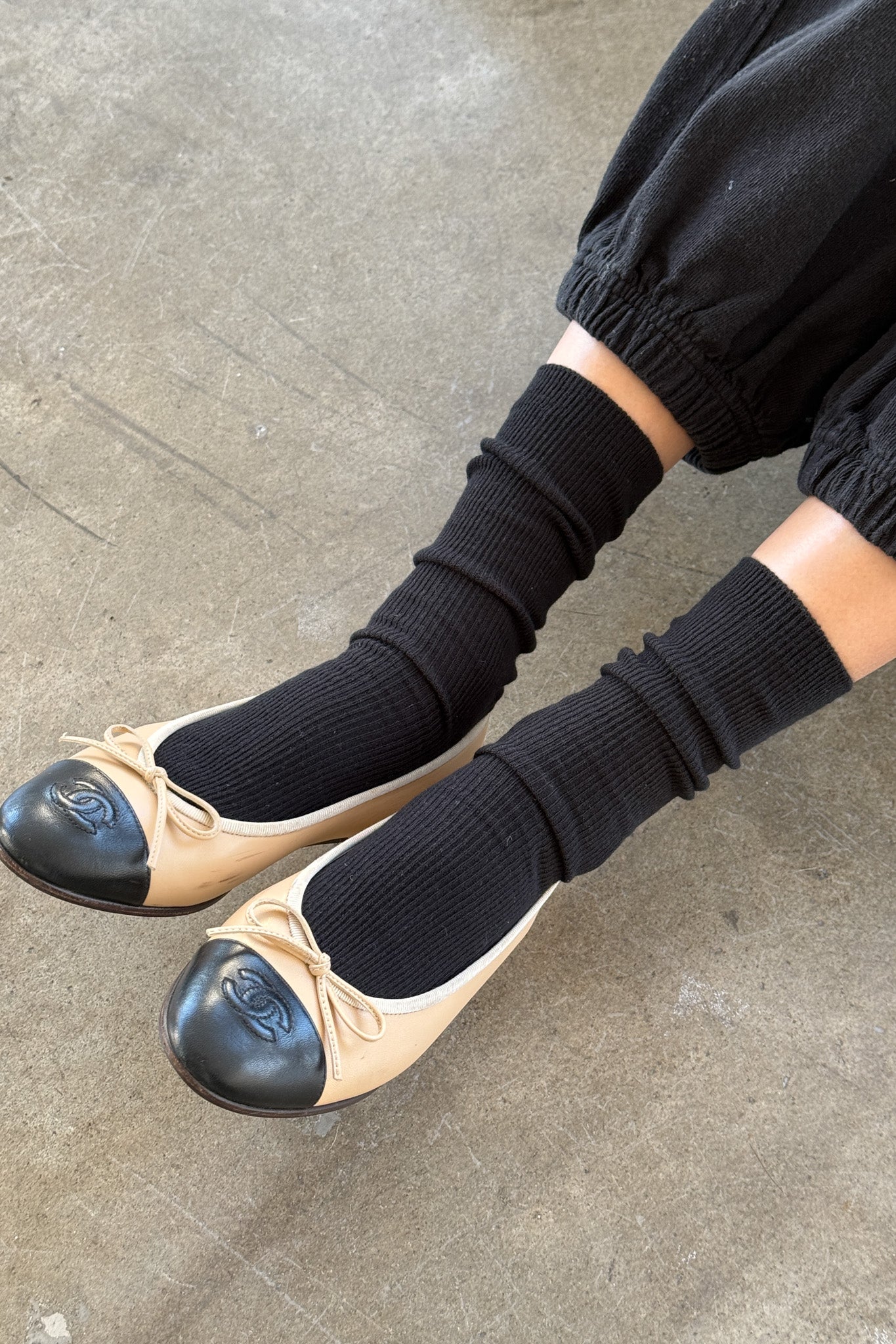 Chaussettes Pantalon - Noir