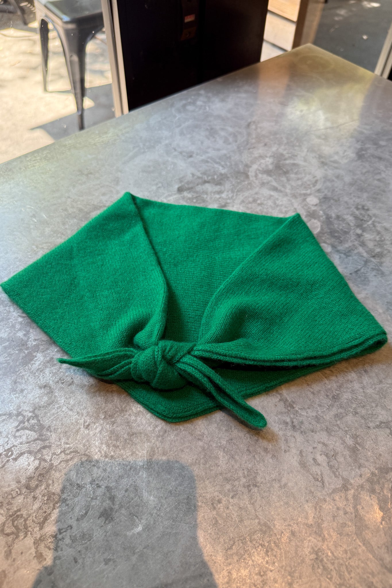 Cashmere Bandana - Kelly Green