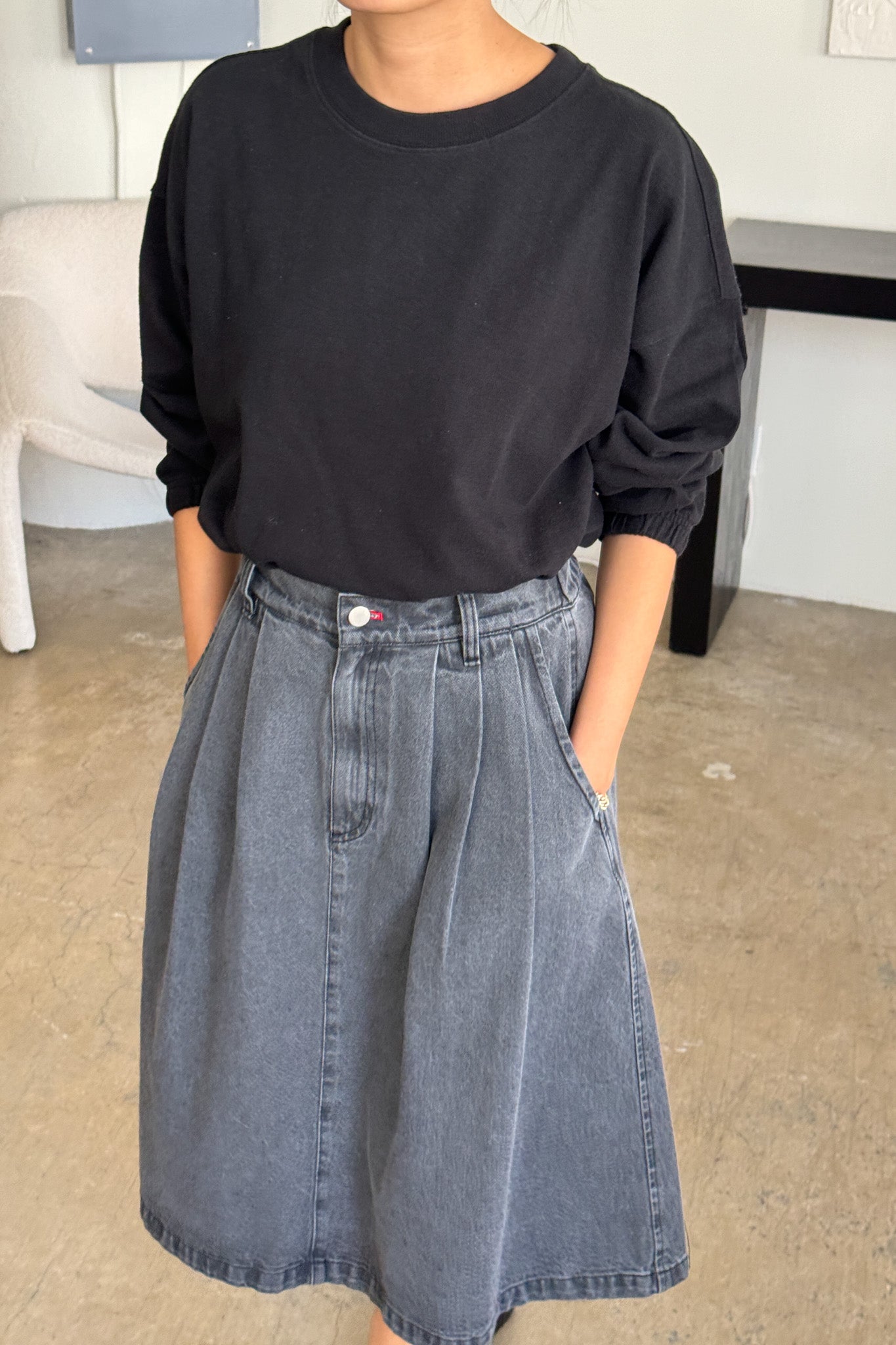 T-shirt Naturelle - Noir