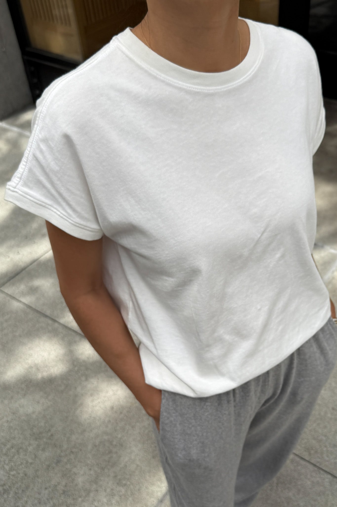 Ease Tee - Vintage White
