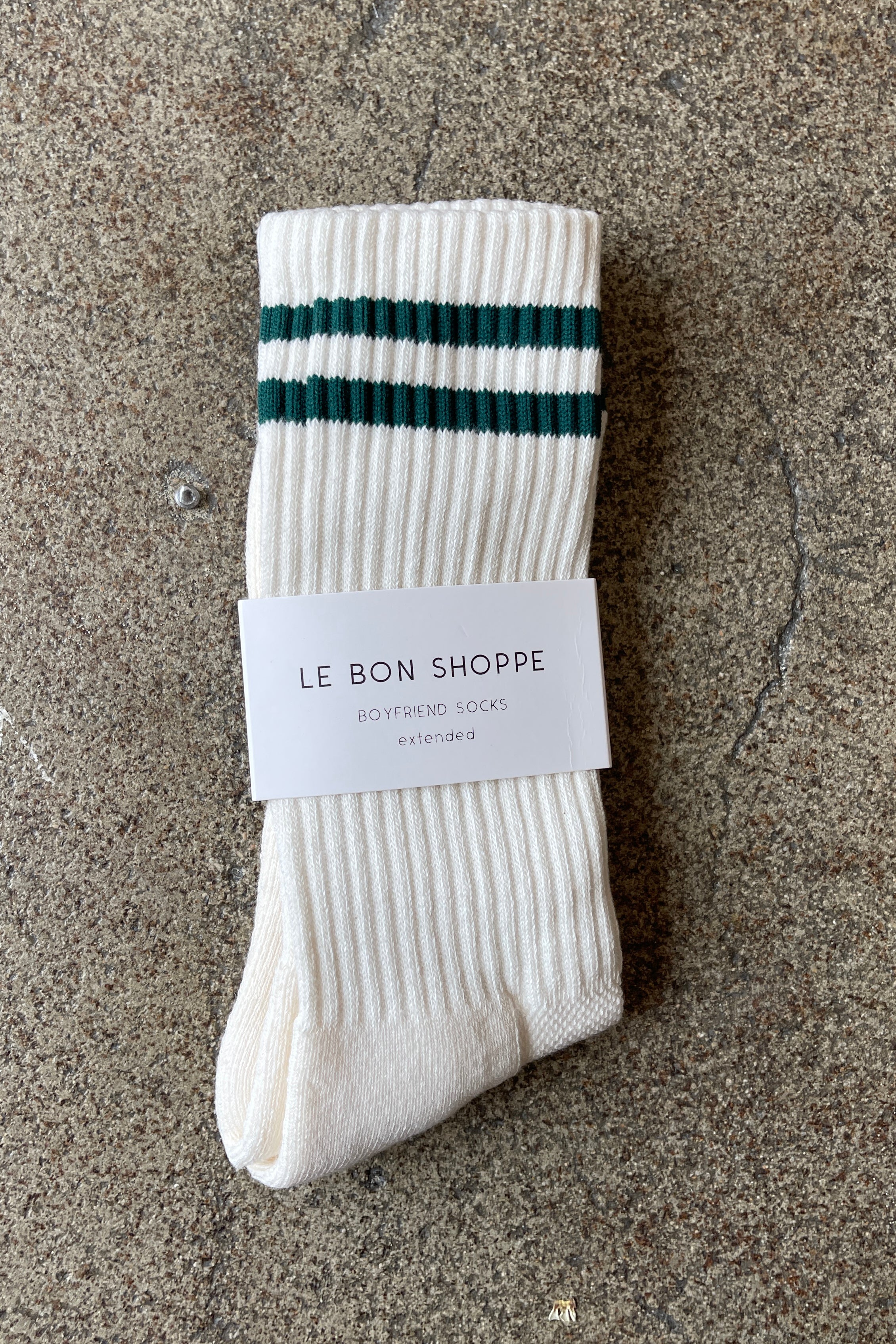 EXTENDED Boyfriend Socks - Parchment