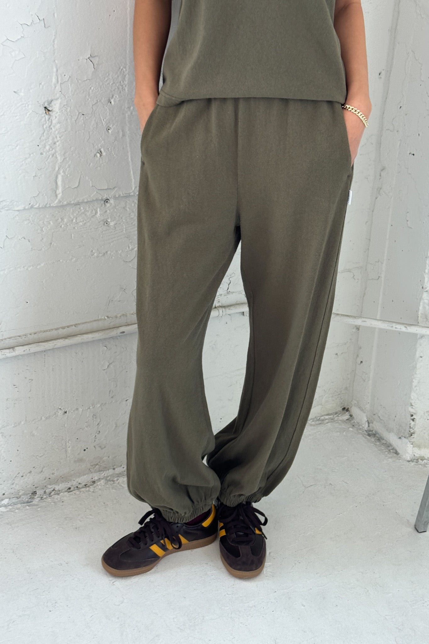Balloon Pants - Olive
