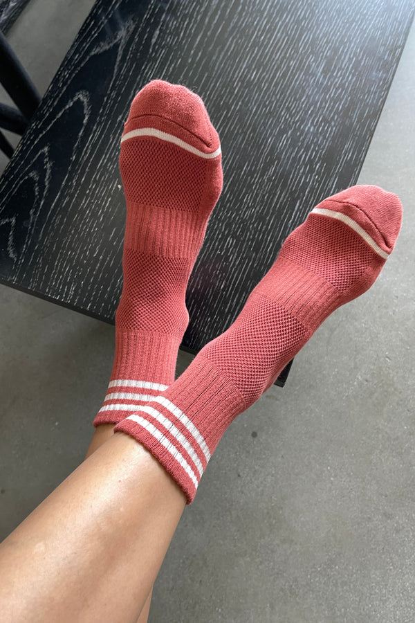Girlfriend Socks - Terracotta