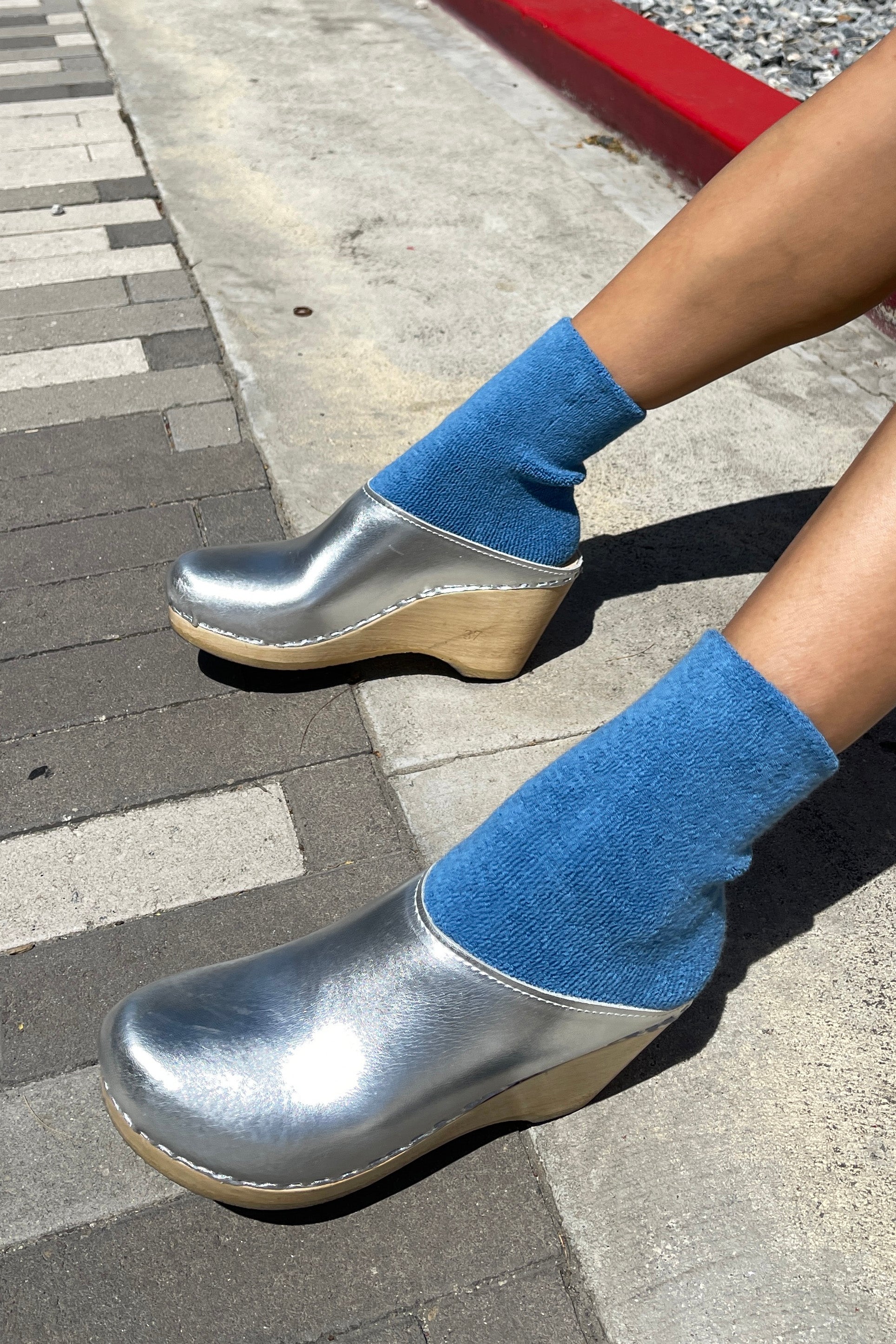 Chaussettes Nuage - Cérulien