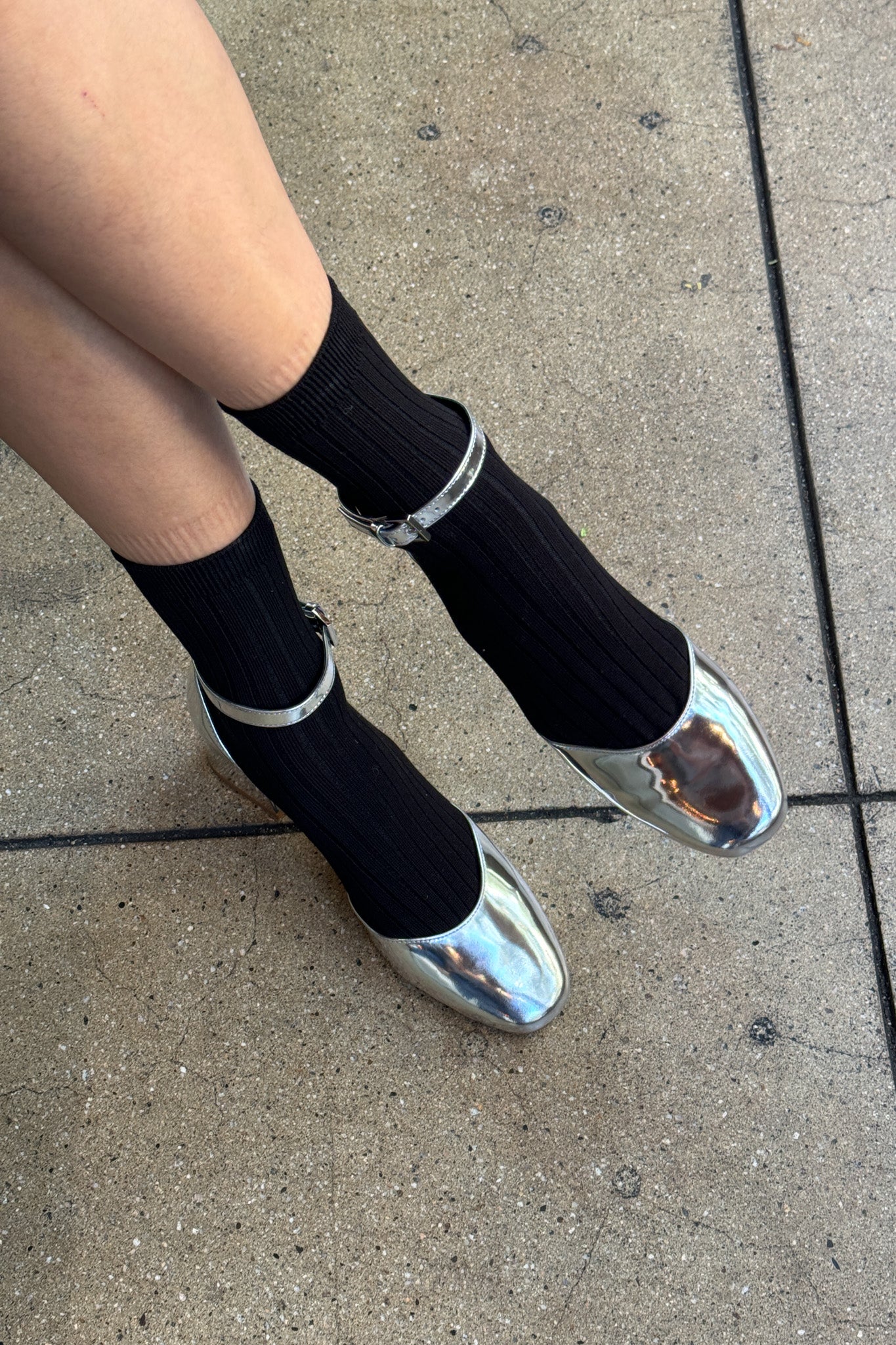 Her Socks (algodón MC) - True Black