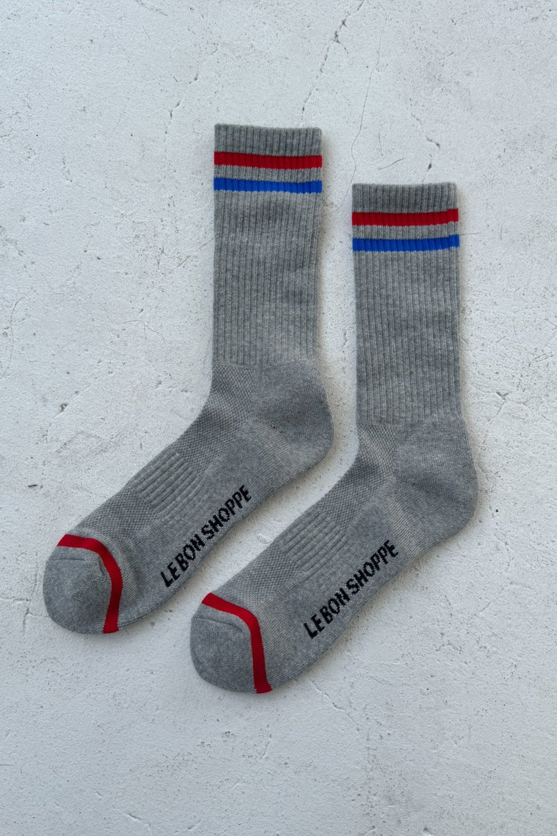 EXTENDED Boyfriend Socks - True Grey