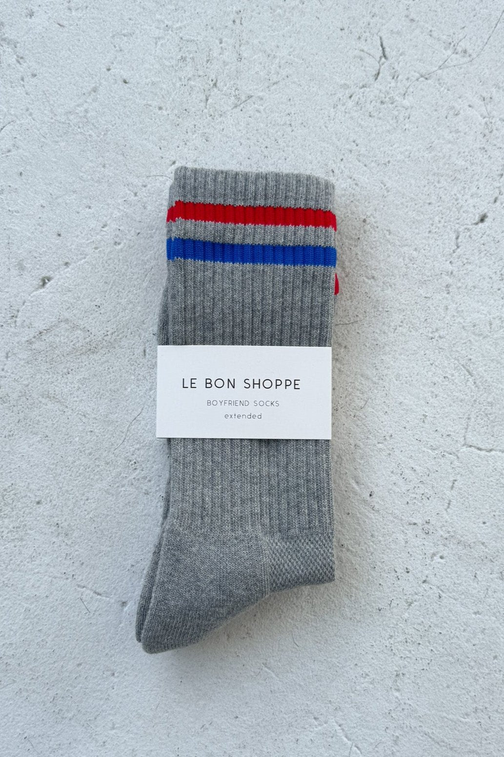 EXTENDED Boyfriend Socks - True Grey
