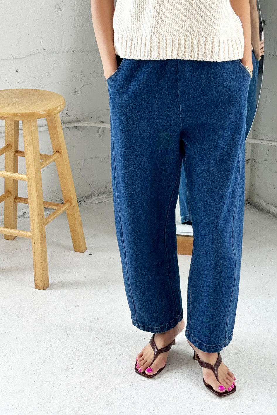 Arc Pants - BLUE DENIM
