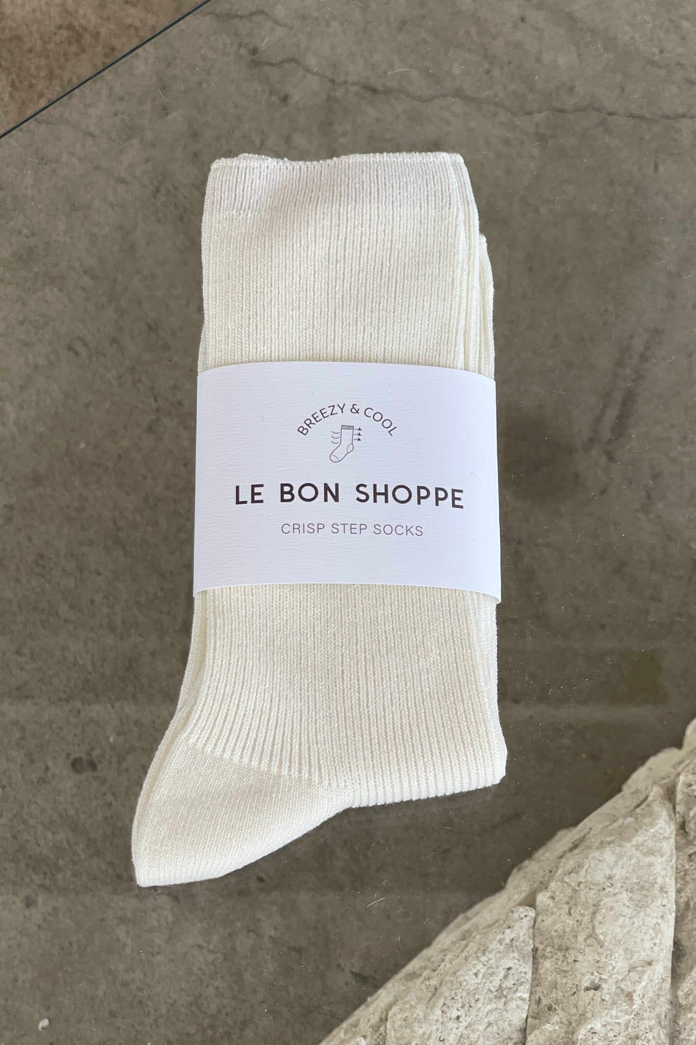Crisp Step Socks- WHITE