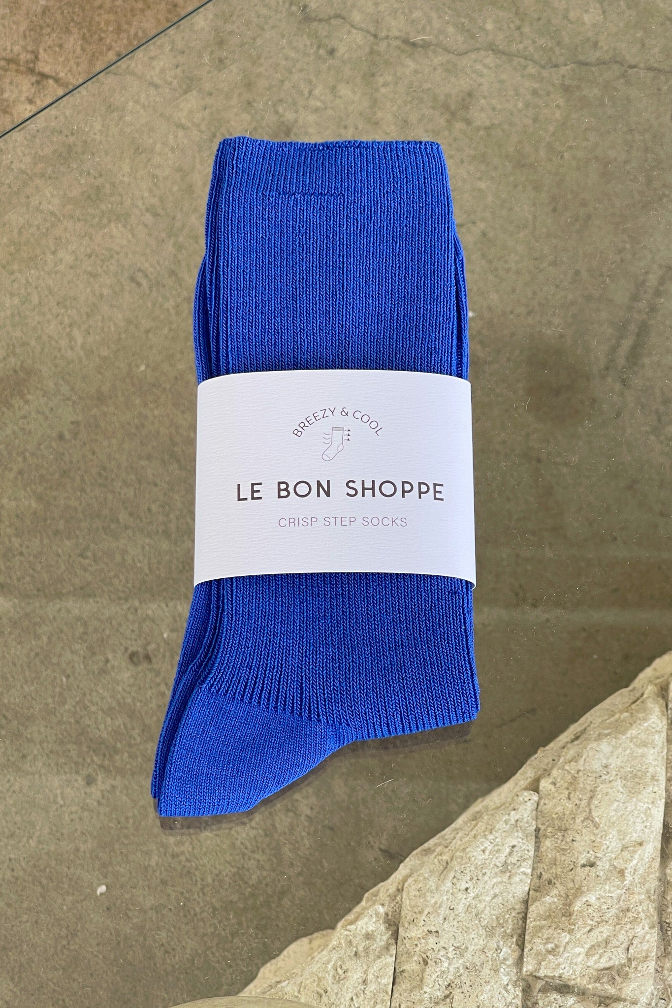 Crisp Step Socks- BLUE