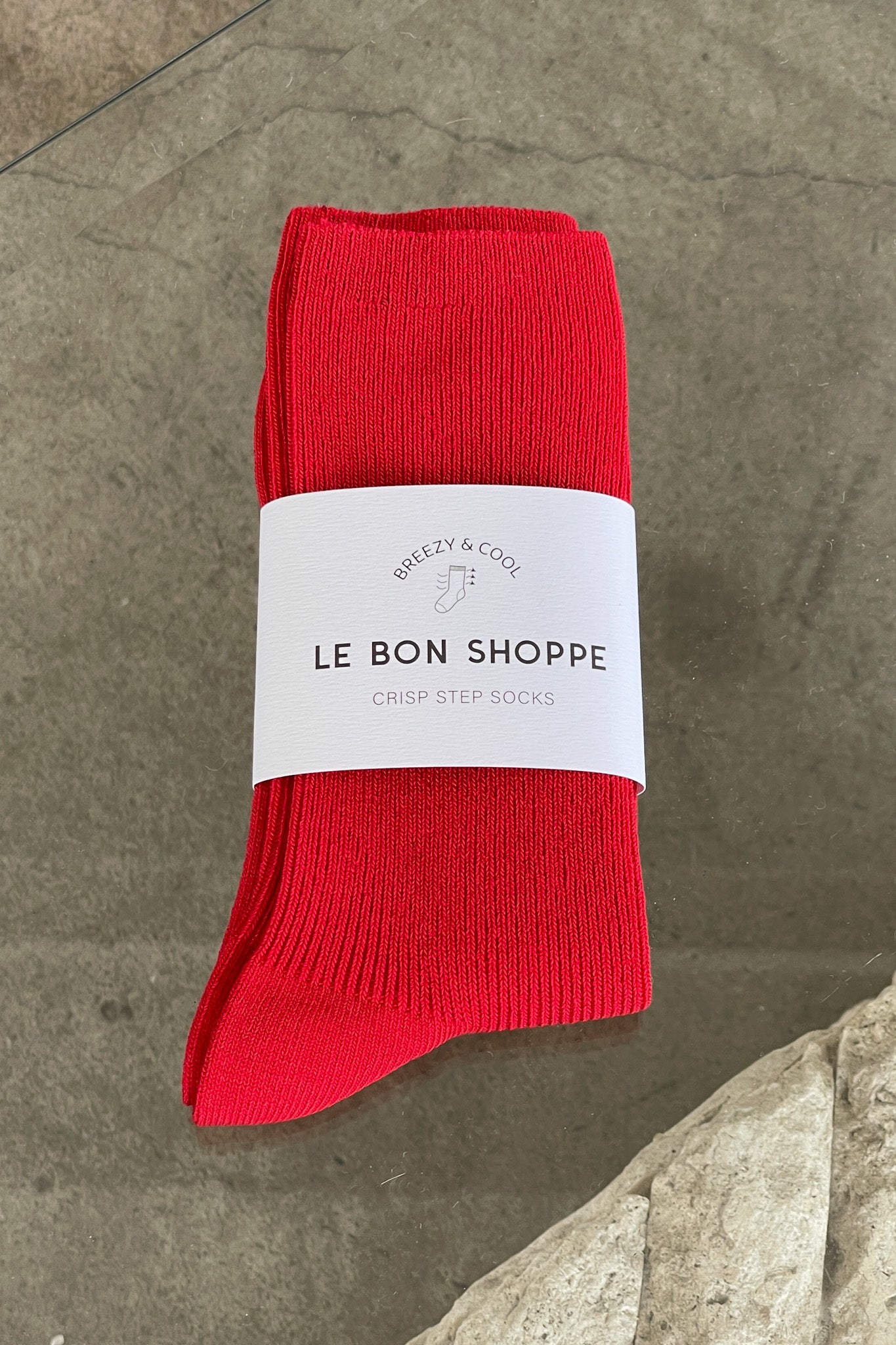 Crisp Step Socks- RED