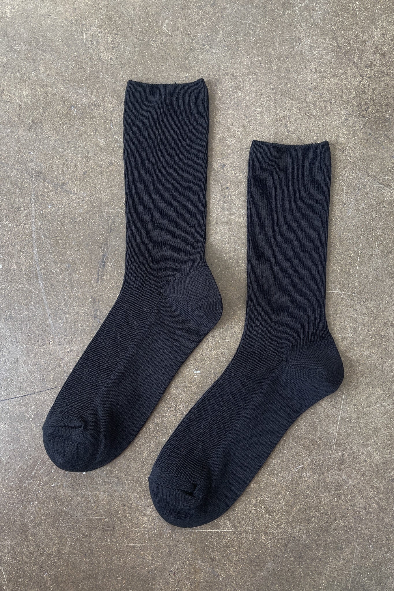 Crisp Step Socks- BLACK