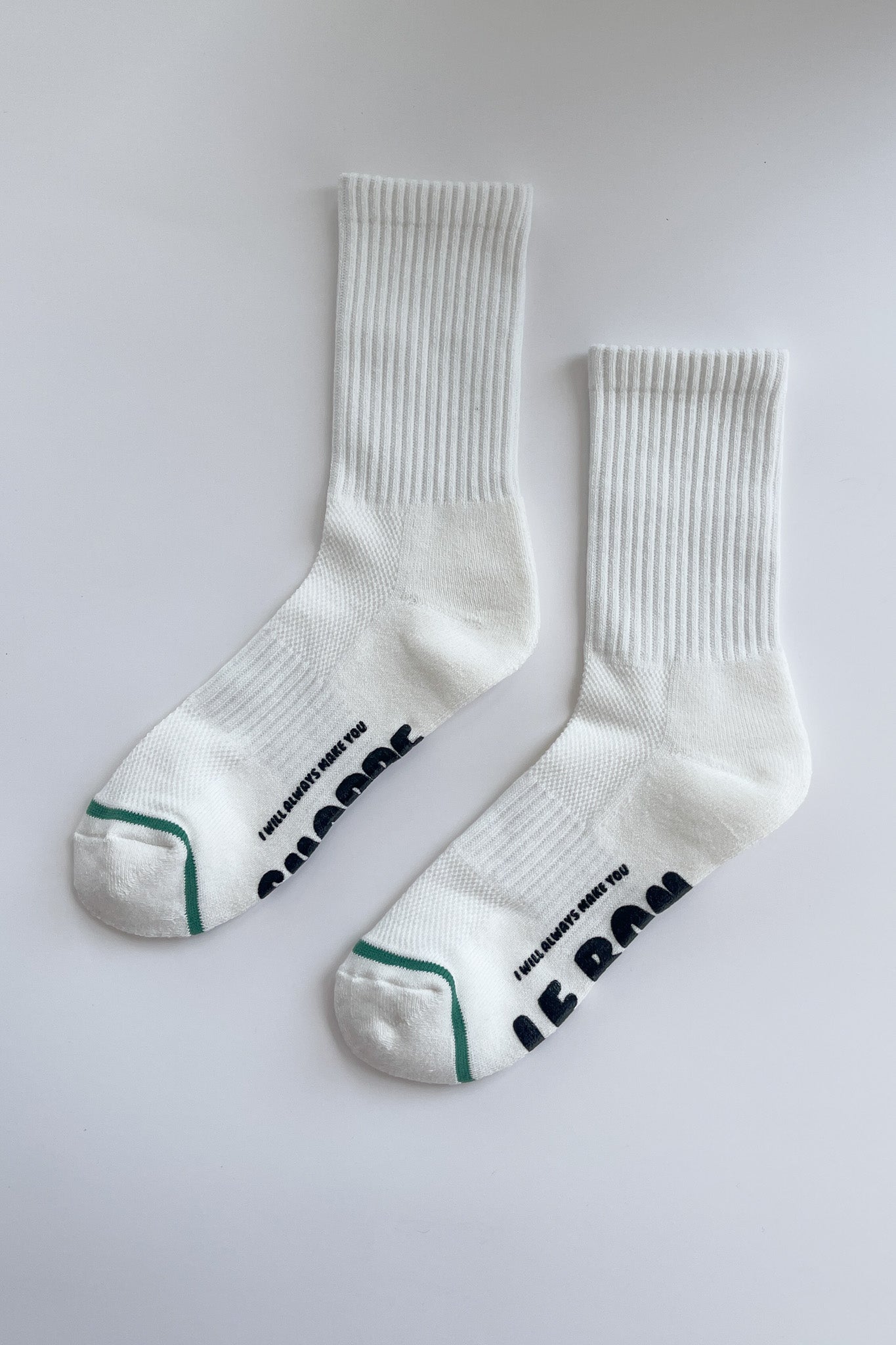 Hugger Socks - WHITE / BLACK