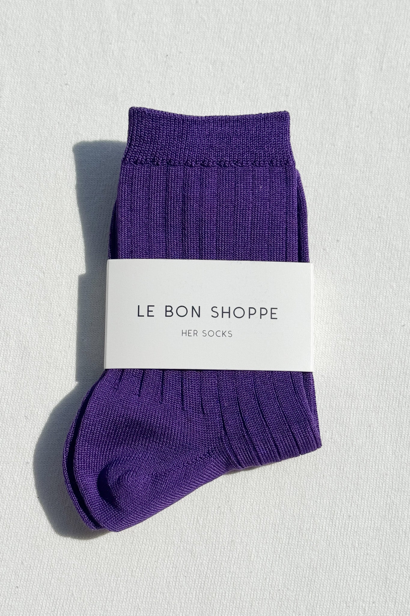 Her Socks (MC cotton) - Eggplant